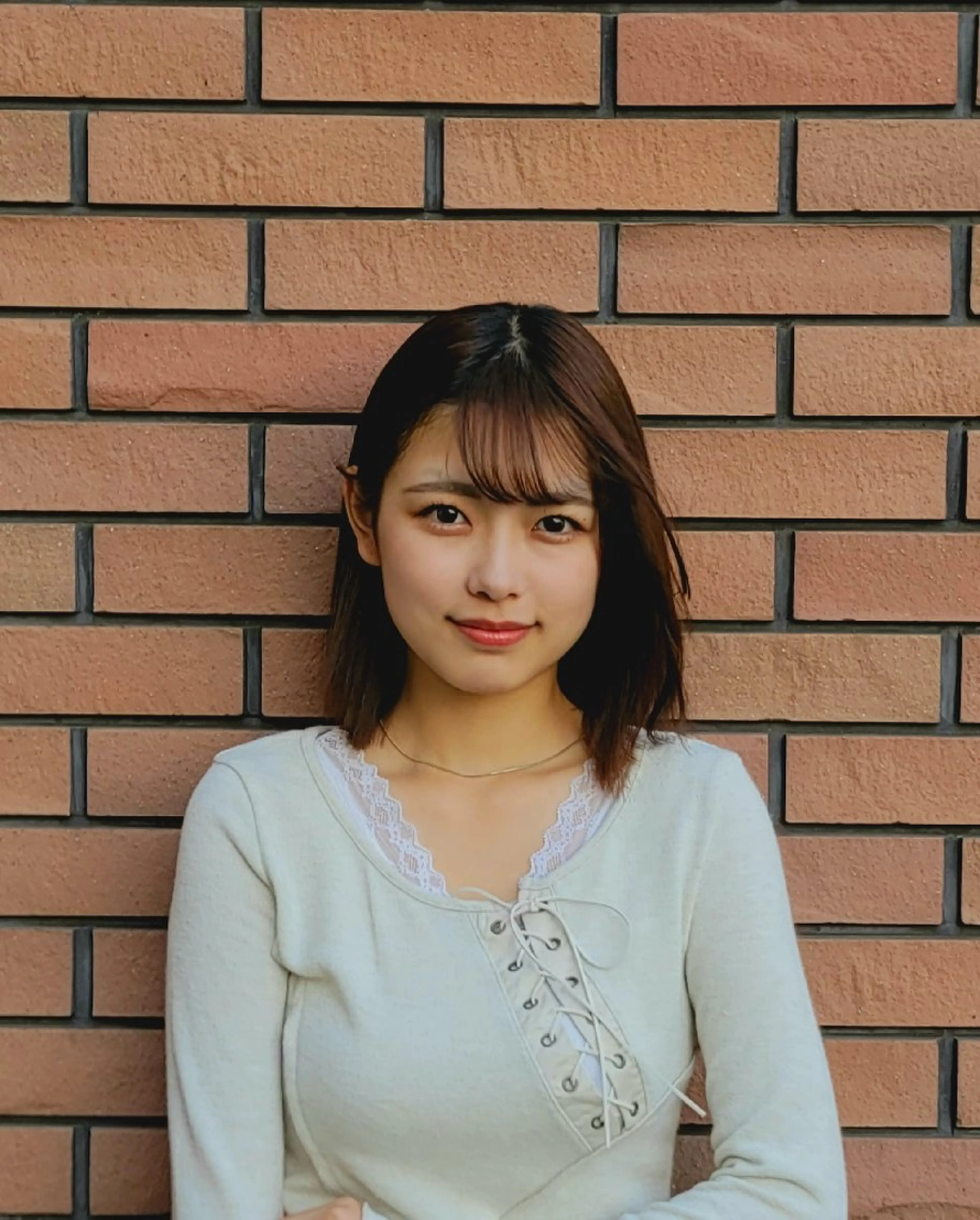 ミディアム 切りっぱなしボブ ボブ 高口    雅のヘアスタイル