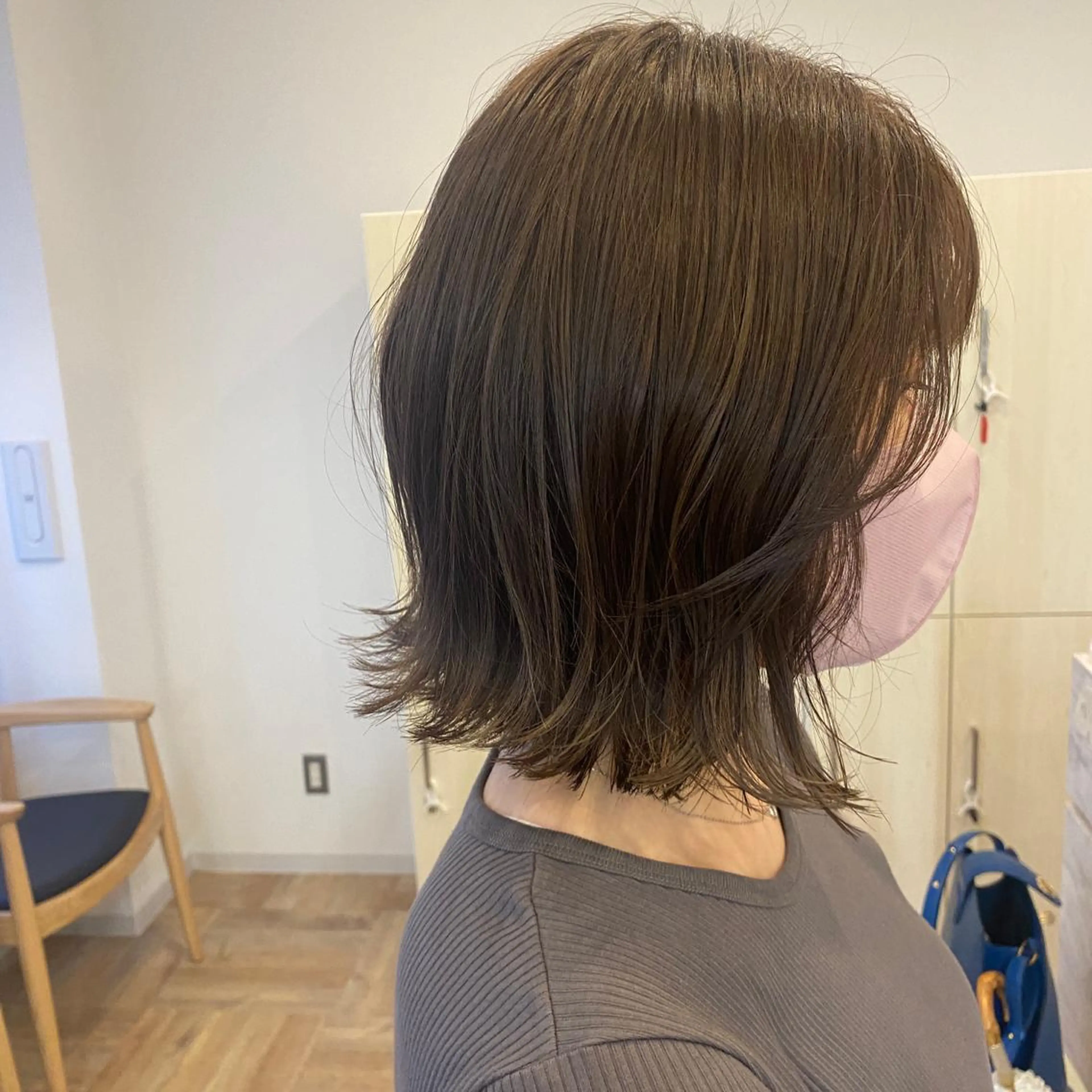 ミディアム カラー 舟橋 りんかのヘアスタイル