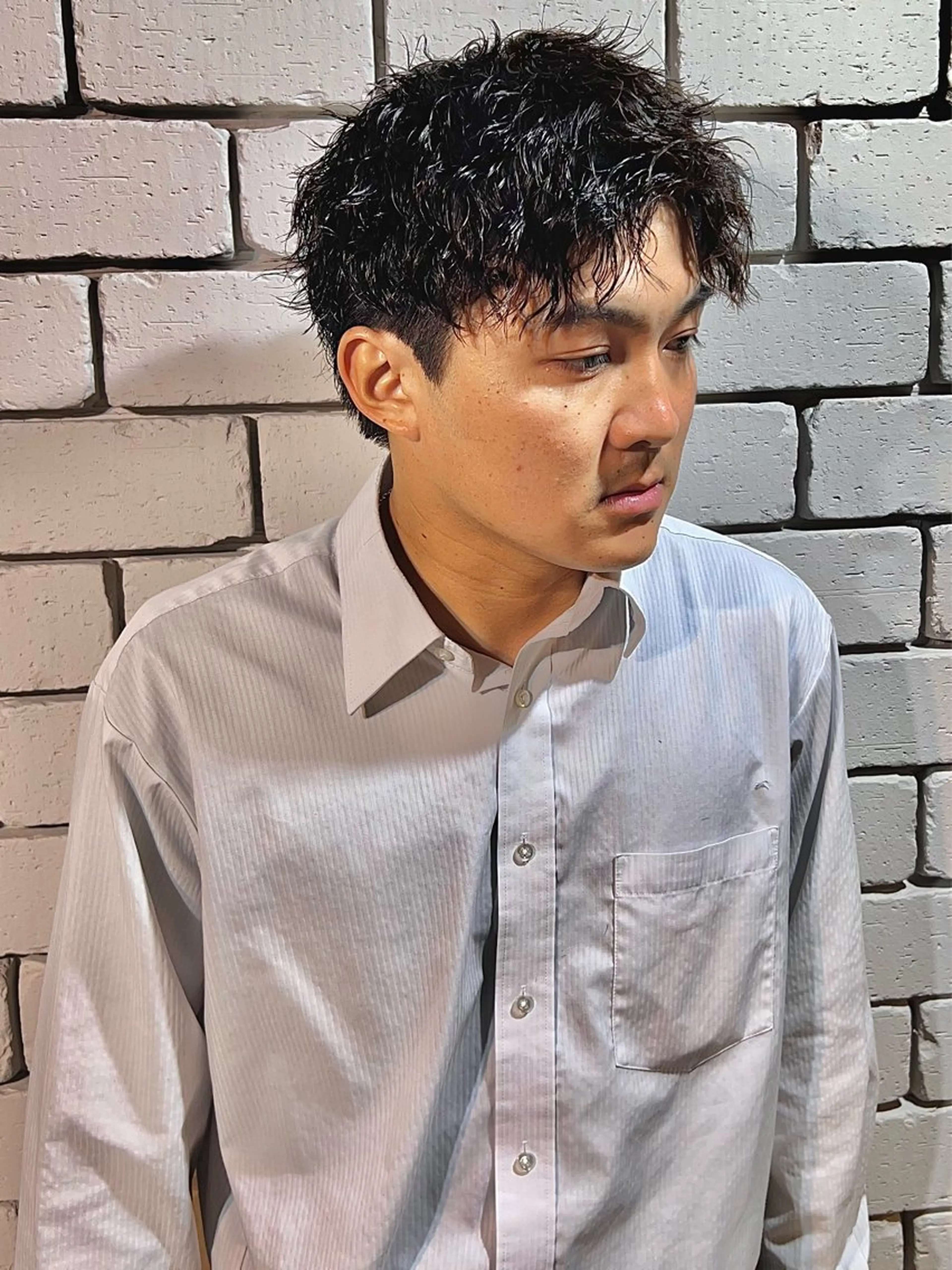 ショート パーマ メンズ men’s salon NOA solte. 【メンズサロン ノアソルテ】所属・メンズパーマ職人 加藤 弘貴のヘアスタイル