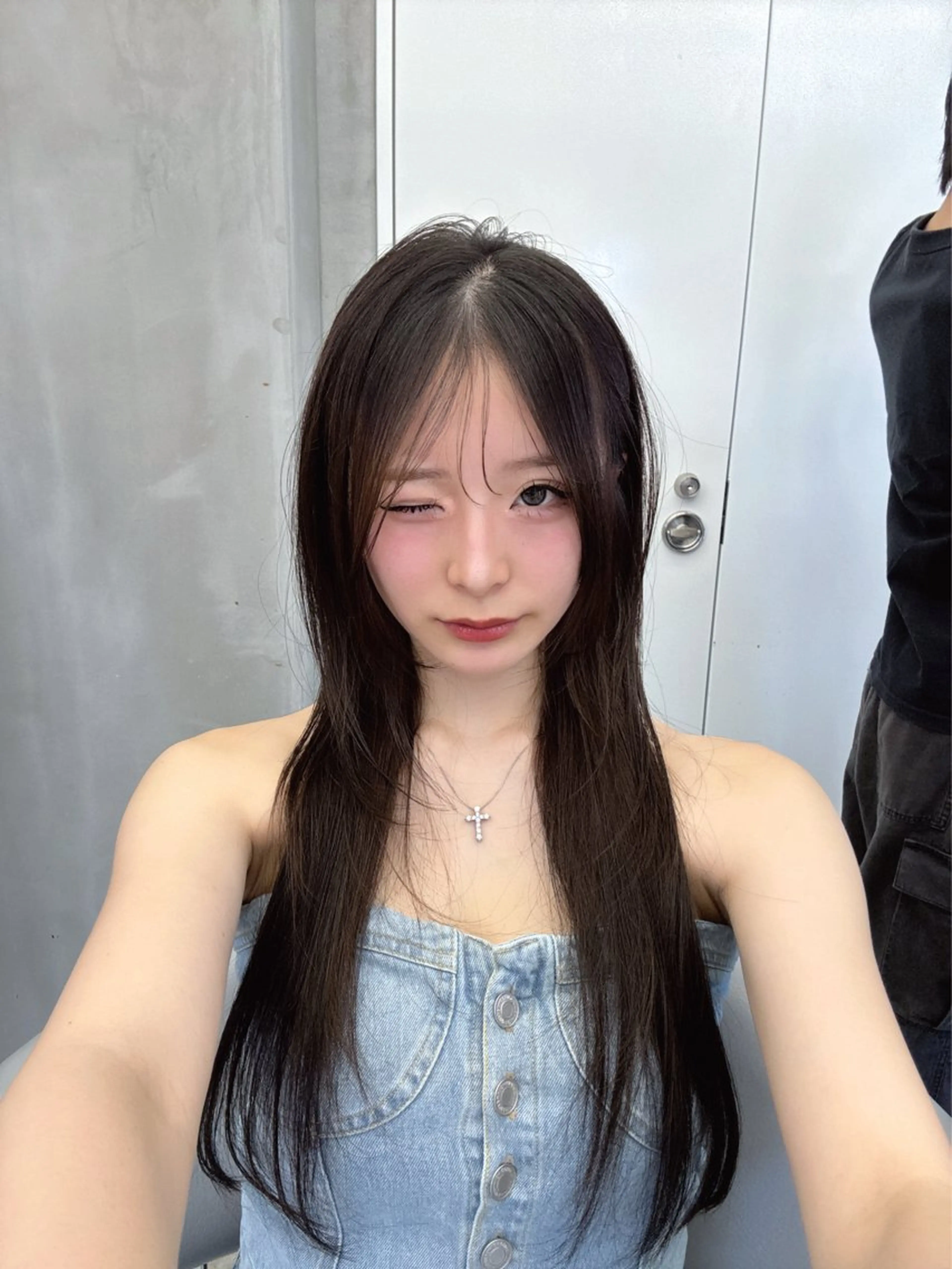 ロング カラー 透明感カラー トリートメント 椎葉優斗 シイバマサトのヘアスタイル