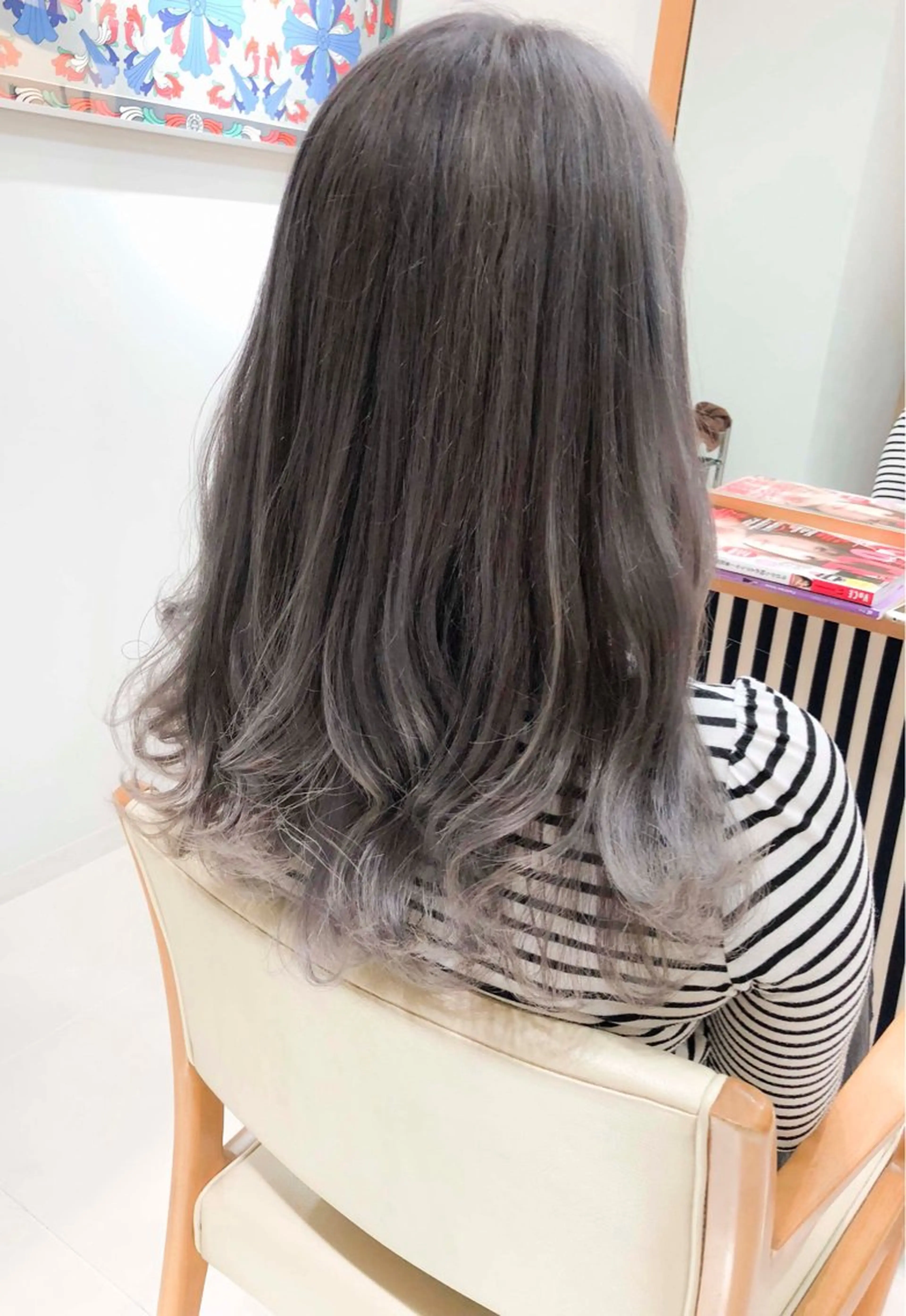 ロング カラー 𝐑𝐈𝐍𝐊𝐀 🐷🖤のヘアスタイル