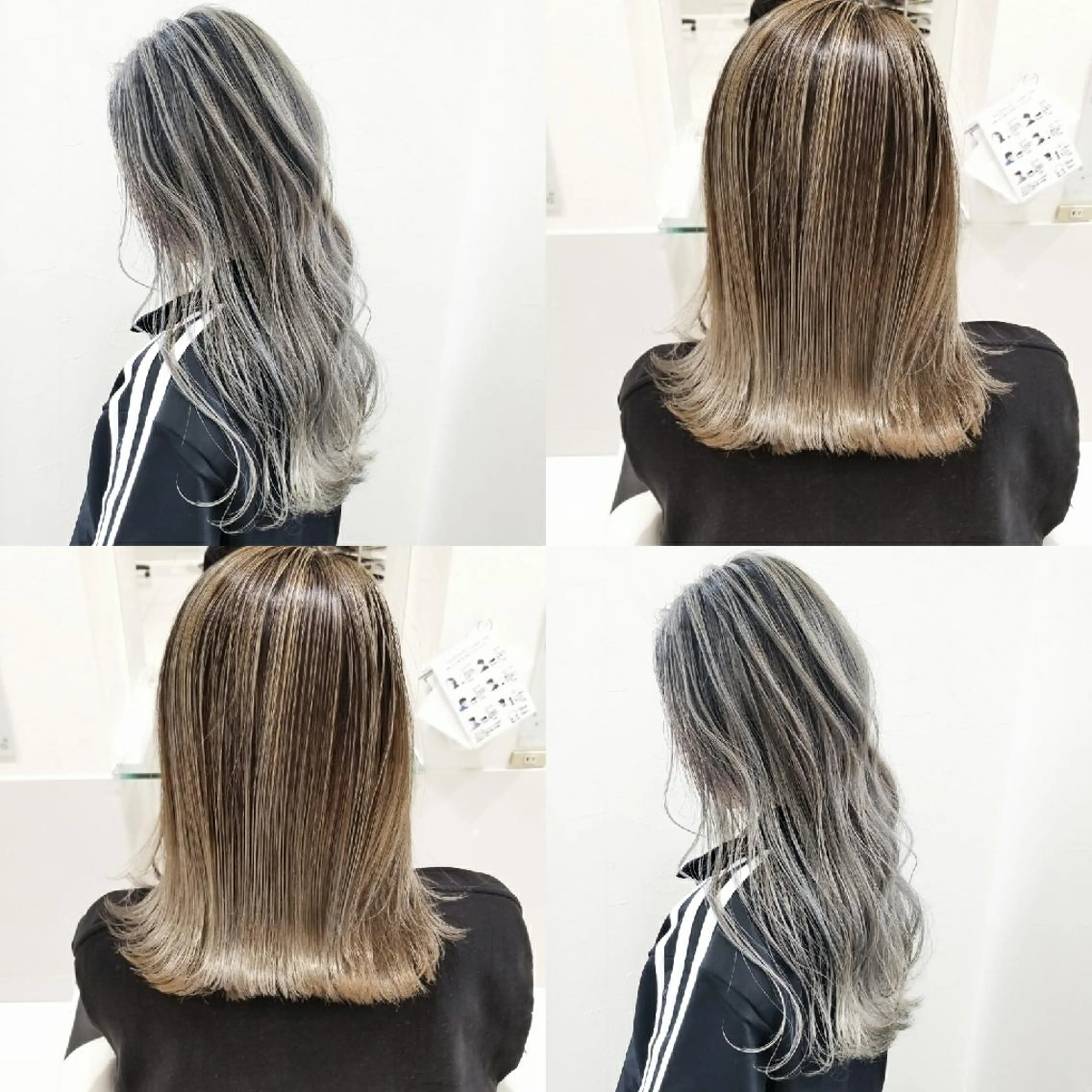 ミディアム カラー バレイヤージュ レイヤーカット ヘアカラー トリートメント レイヤーカット/ ウルフカット/大橋 のヘアスタイル