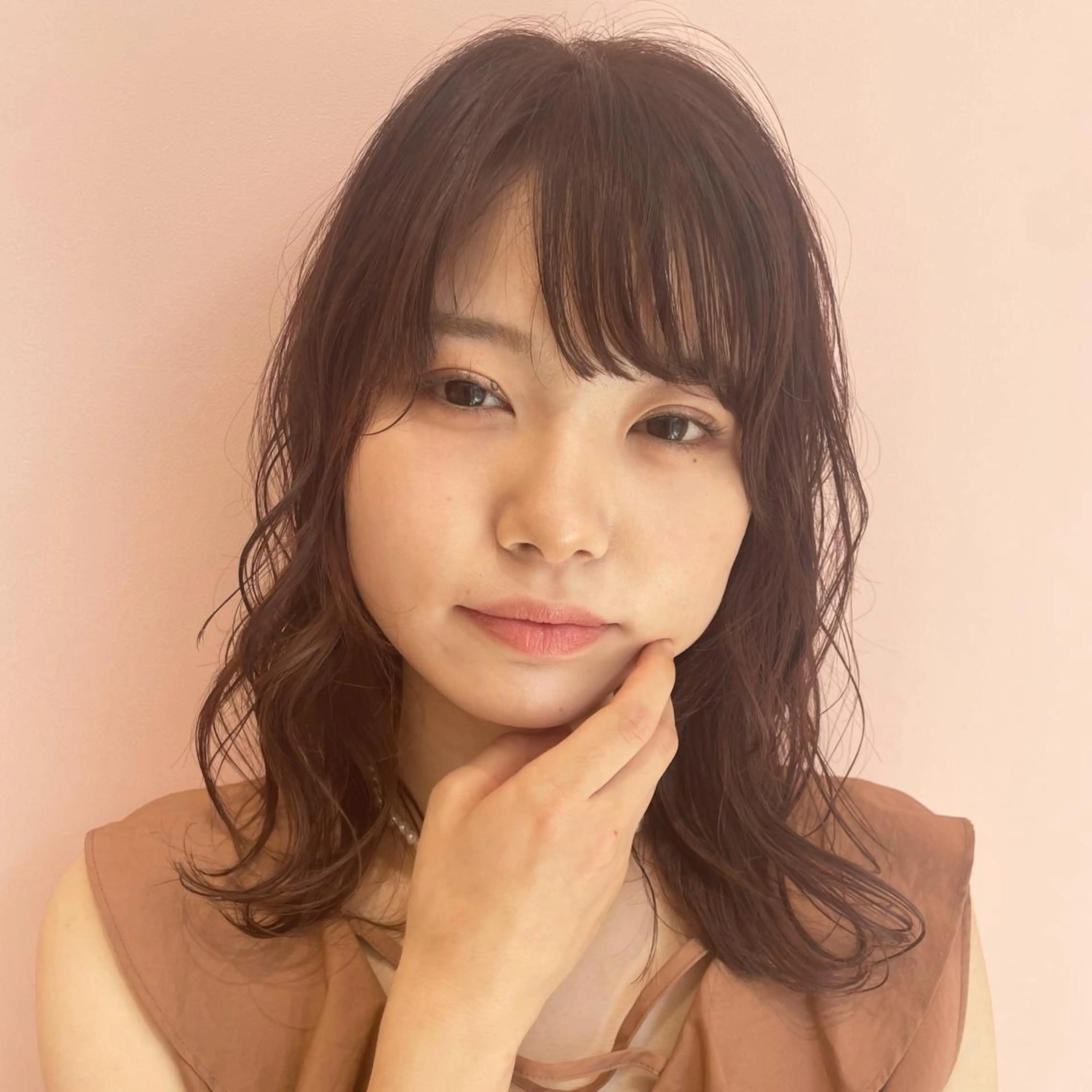 カット＋カラー＋2STEPトリートメント（ブラウンベースのカラー剤）の写真