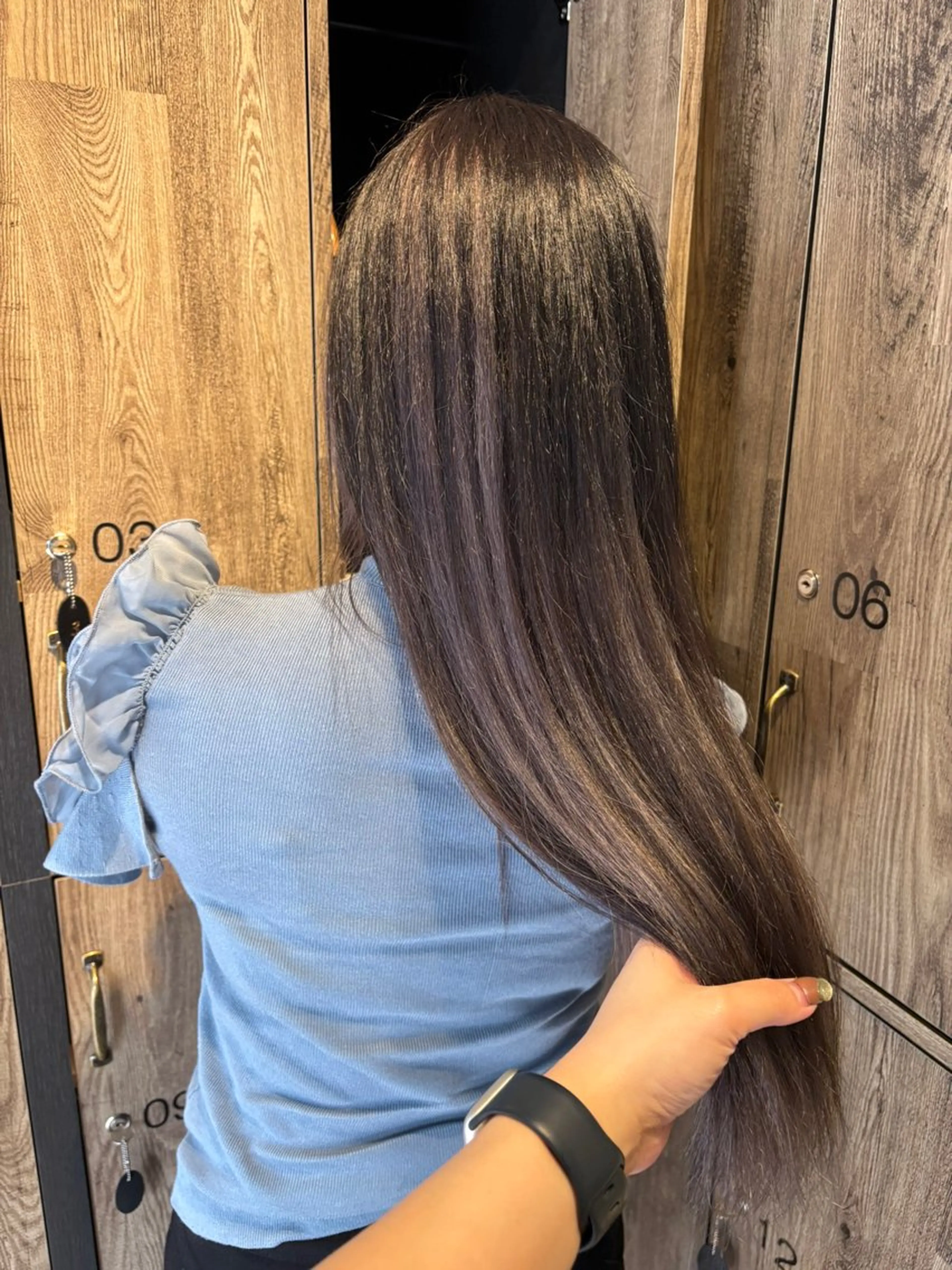 ロング ロング ヘアカラー トリートメント 艶カラー🌸 SAKURAI🌸のヘアスタイル