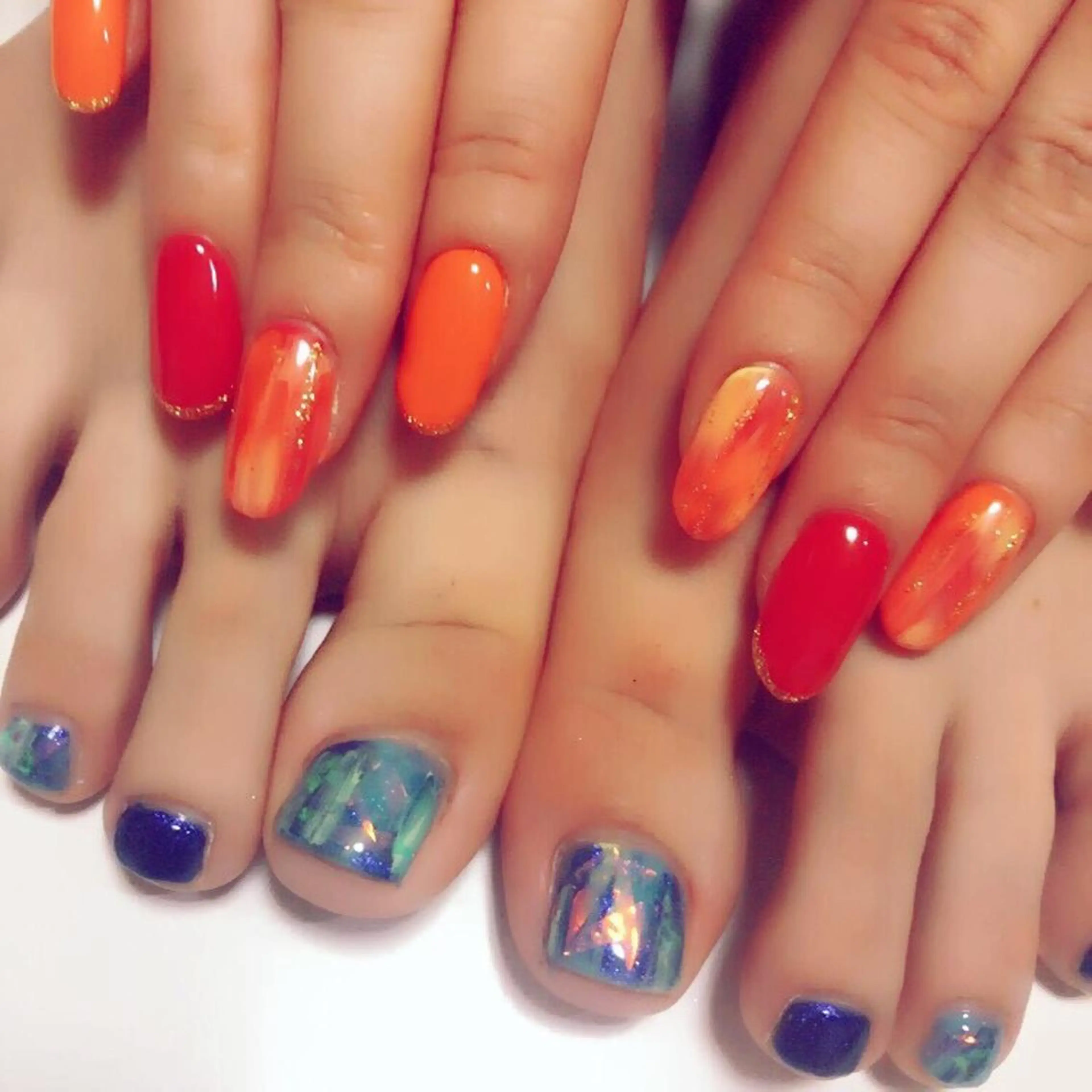 ネイル アートネイル フットネイル 安藤 Charlotteのネイルデザイン