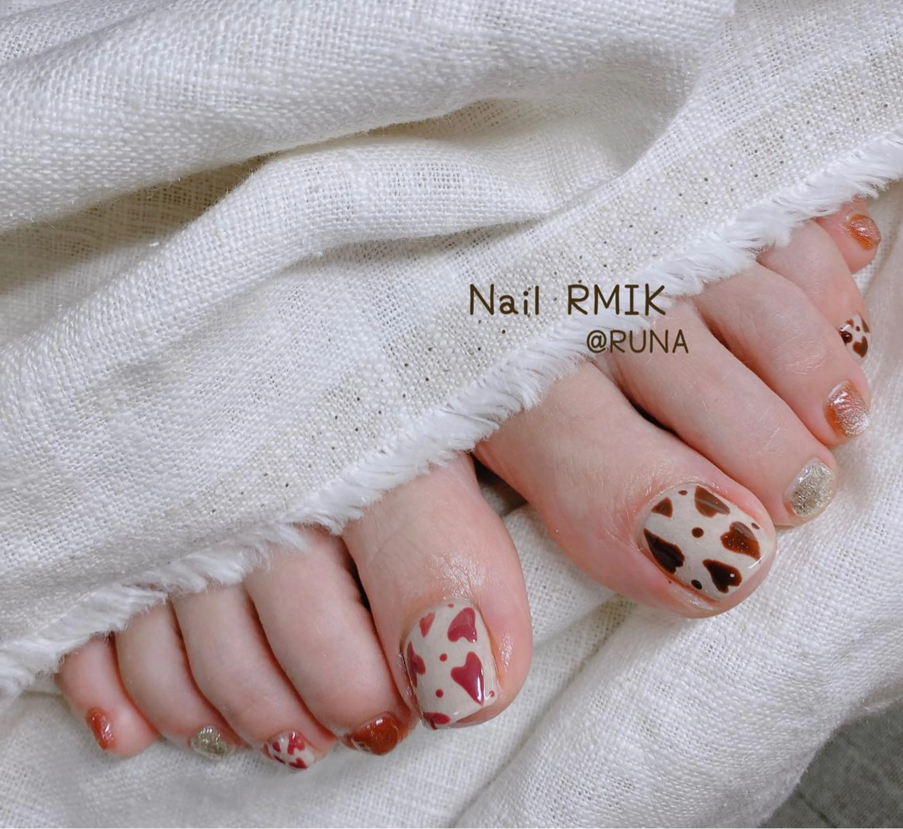 ネイル フットネイル nailsalon RMIKのネイルデザイン