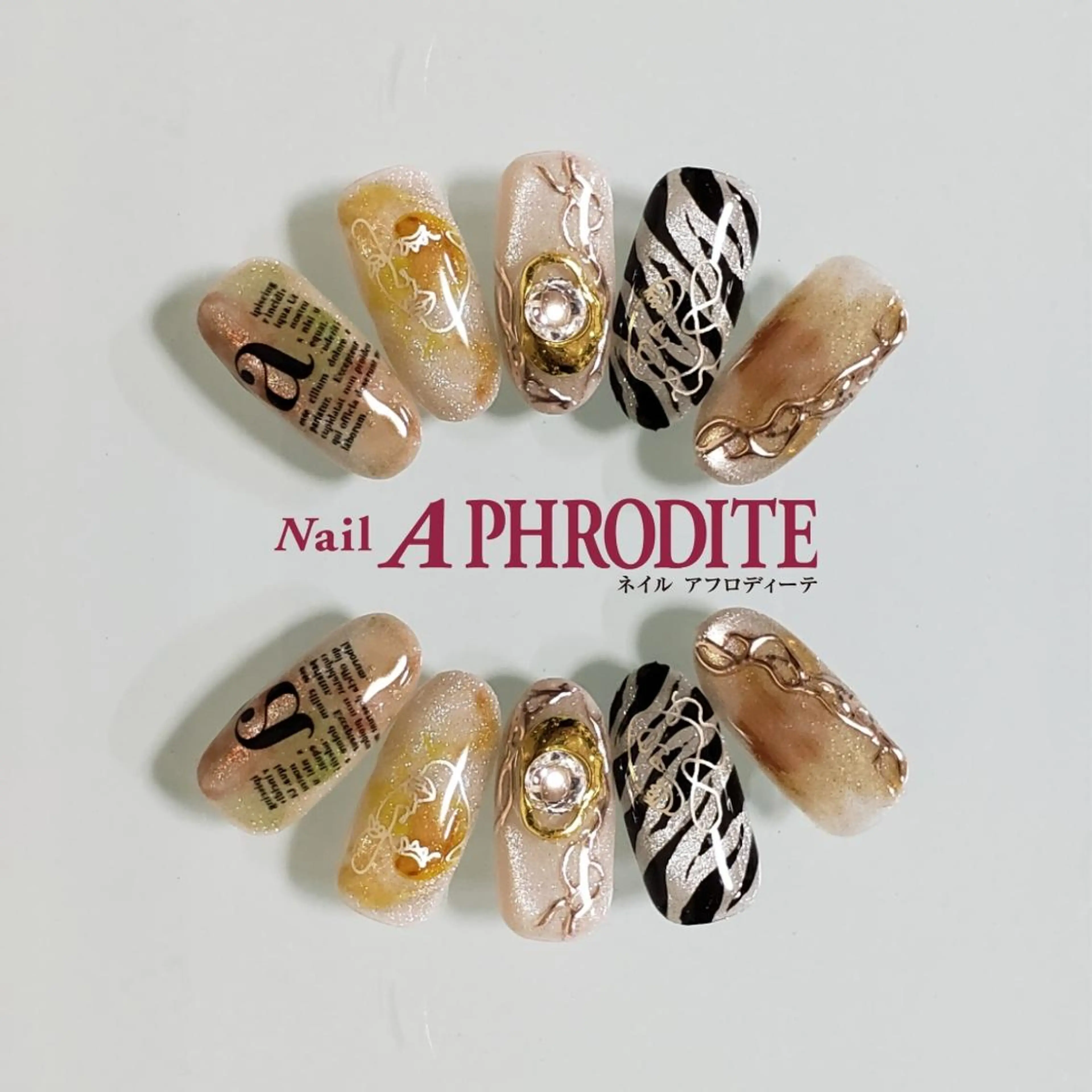 ネイル ジェルネイル 持ち込み ニュアンスネイル ソフトジェル ハンドネイル Nail  Aphroditeのネイルデザイン