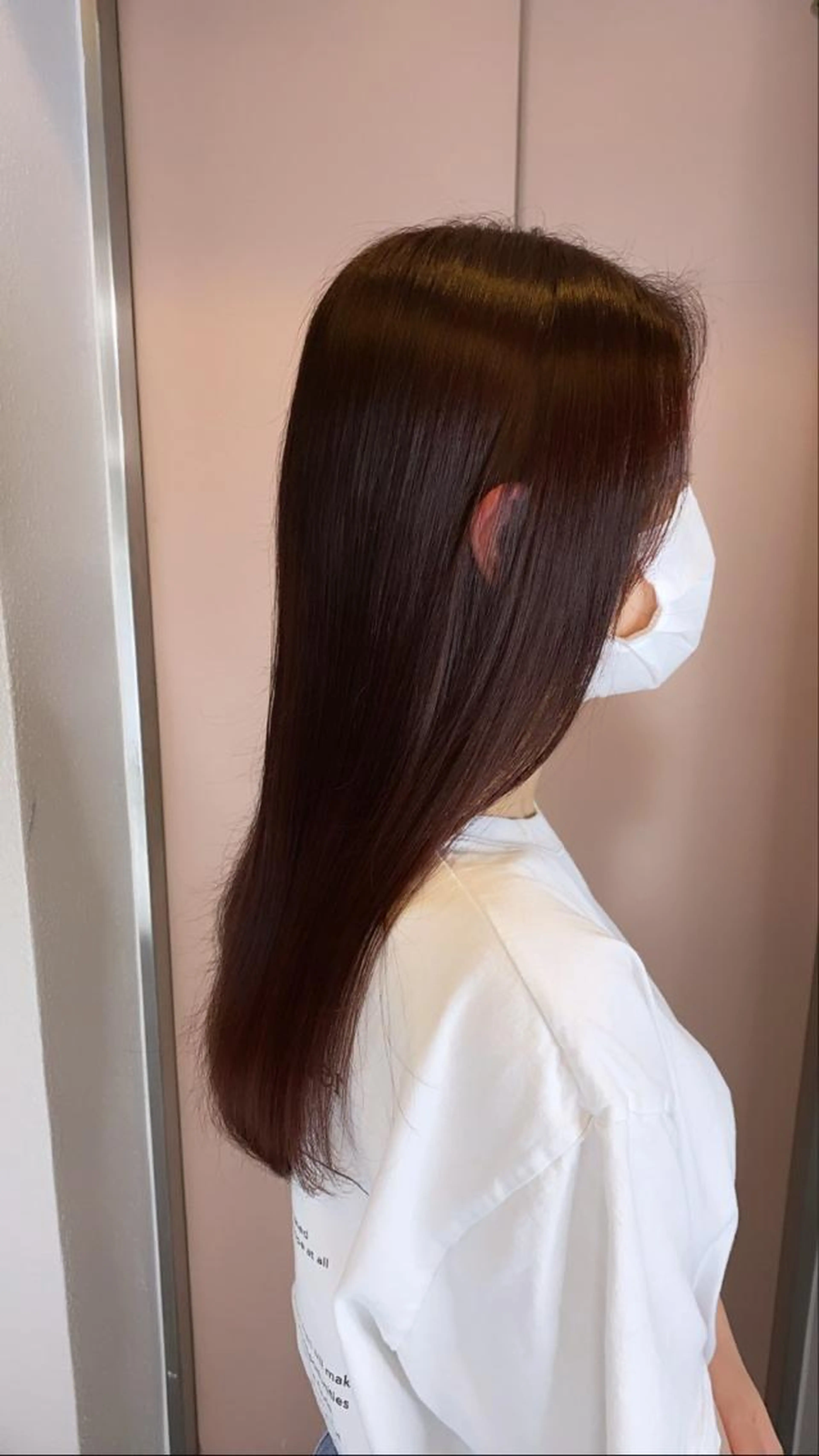 ワンカラー（ブリーチ不可）＋ブローの写真