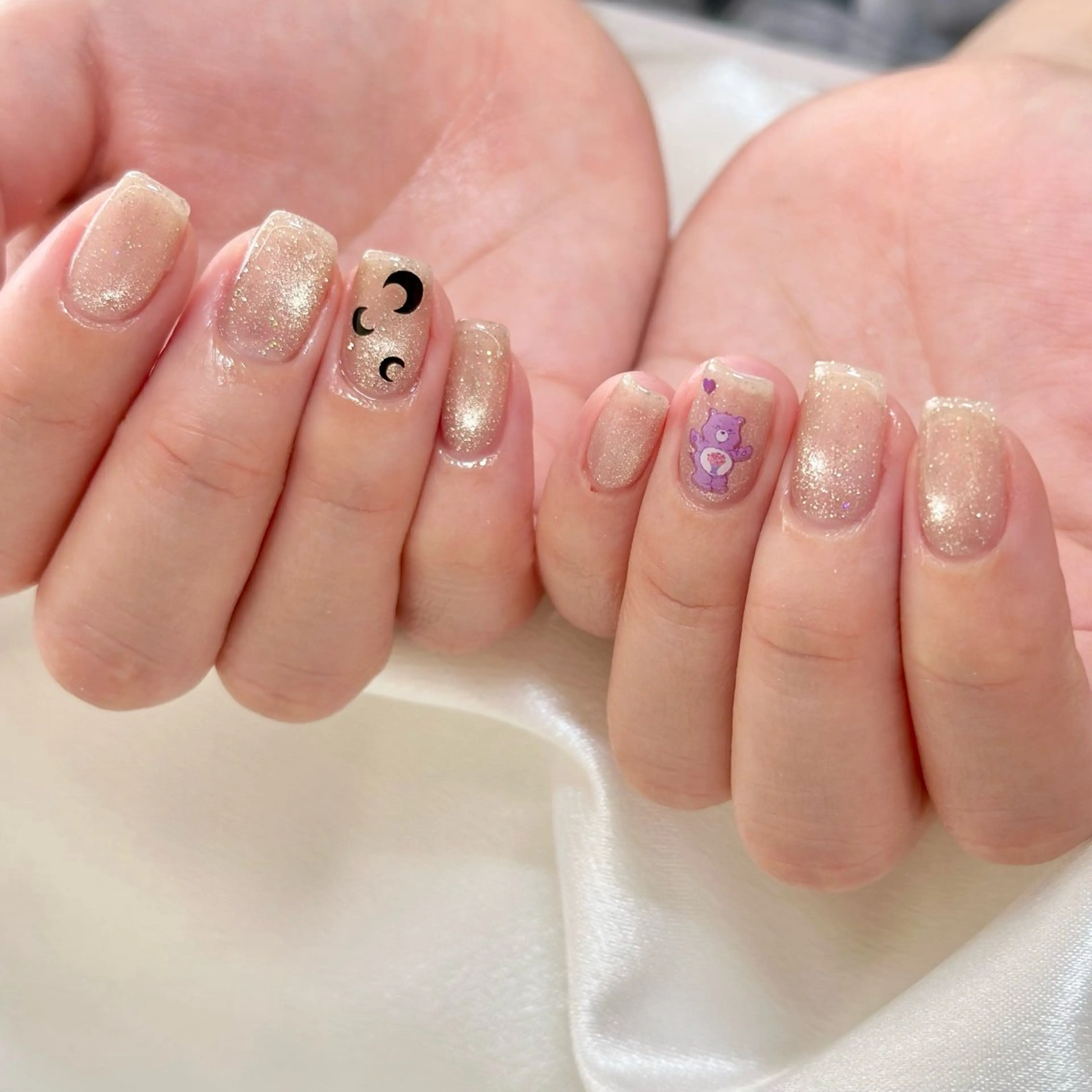 ネイル ジェルネイル ロングネイル マグネットネイル パラジェル ショートネイル ハンドネイル fukuyasu rikaのネイルデザイン