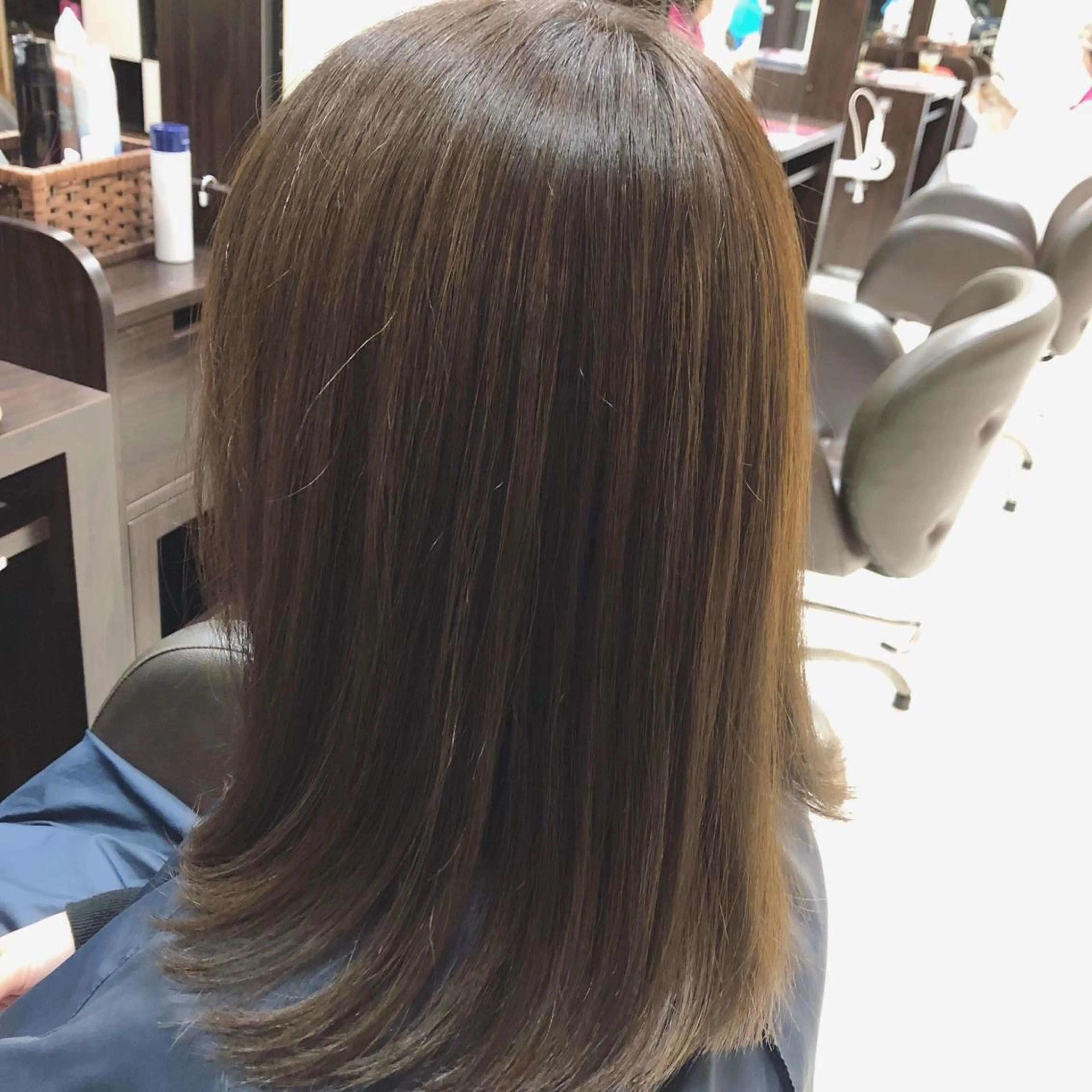 セミロング カラー ブラウンカラー ショコラブラウン 【ショートスタイル】 志波李空のヘアスタイル