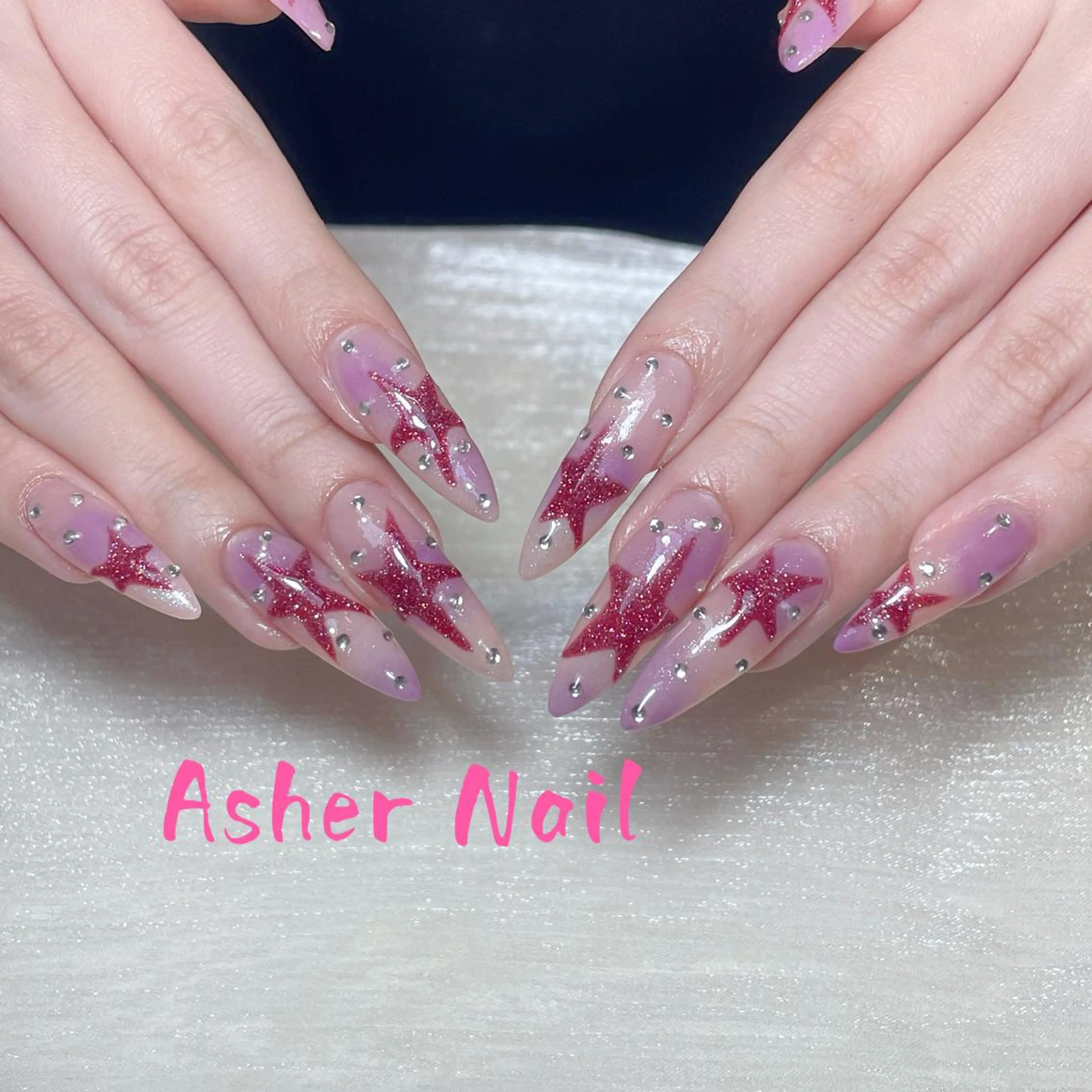 ネイル ハンドネイル ハンドケア Asher-HIKA 🌞のネイルデザイン