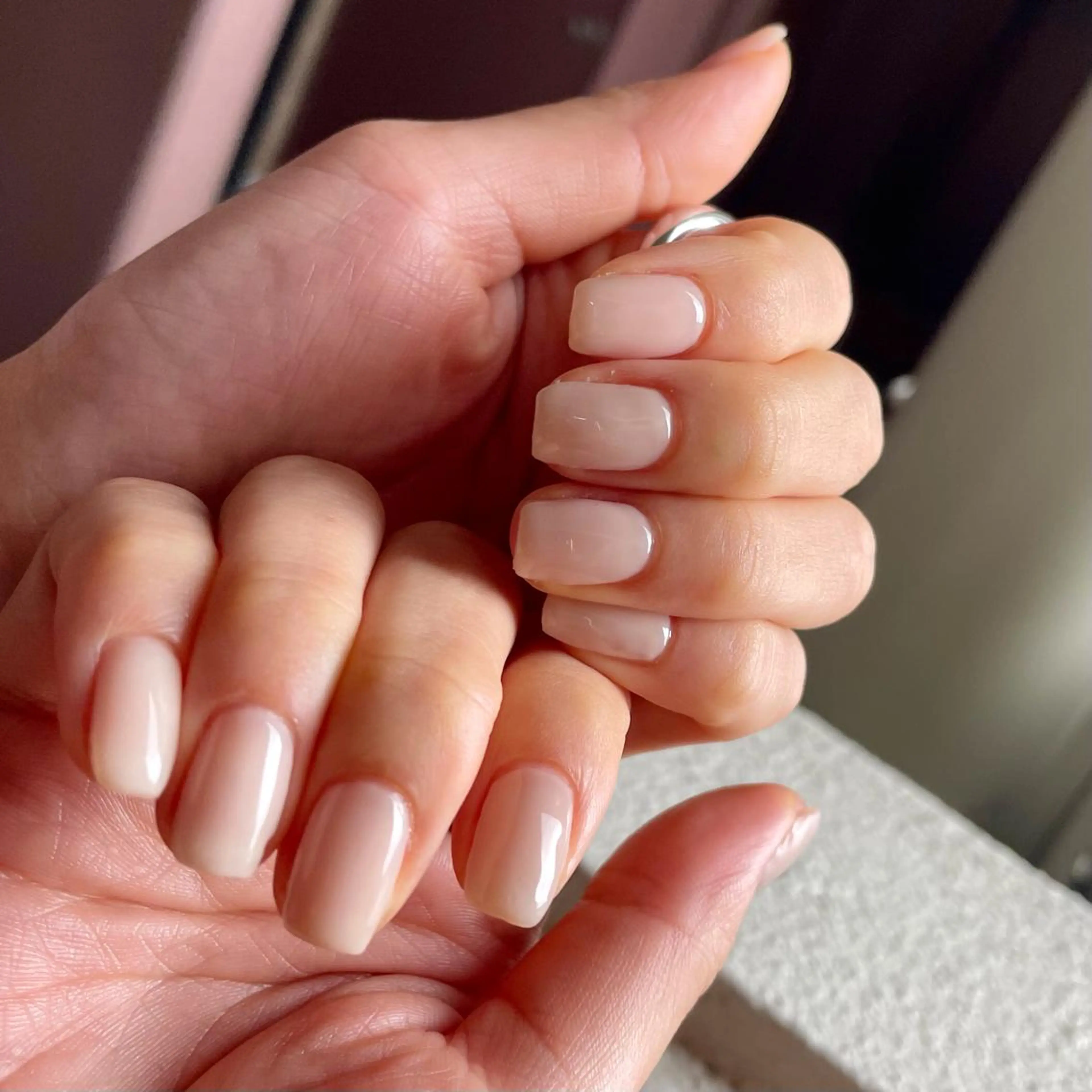 ネイル ワンカラーネイル 奥園 良恵のネイルデザイン