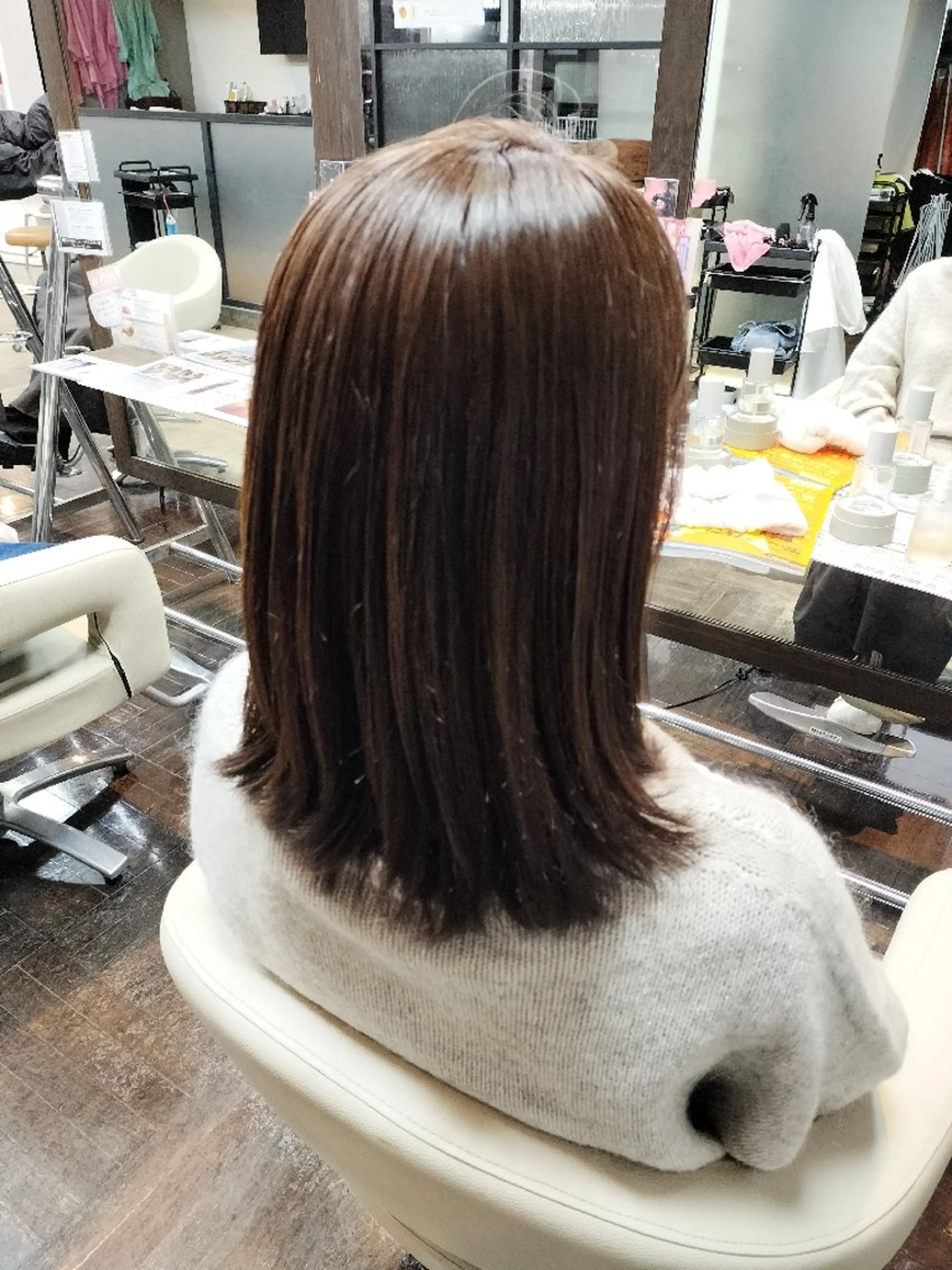 カット＋おしゃれ白髪染め＋ヘッドスパの写真