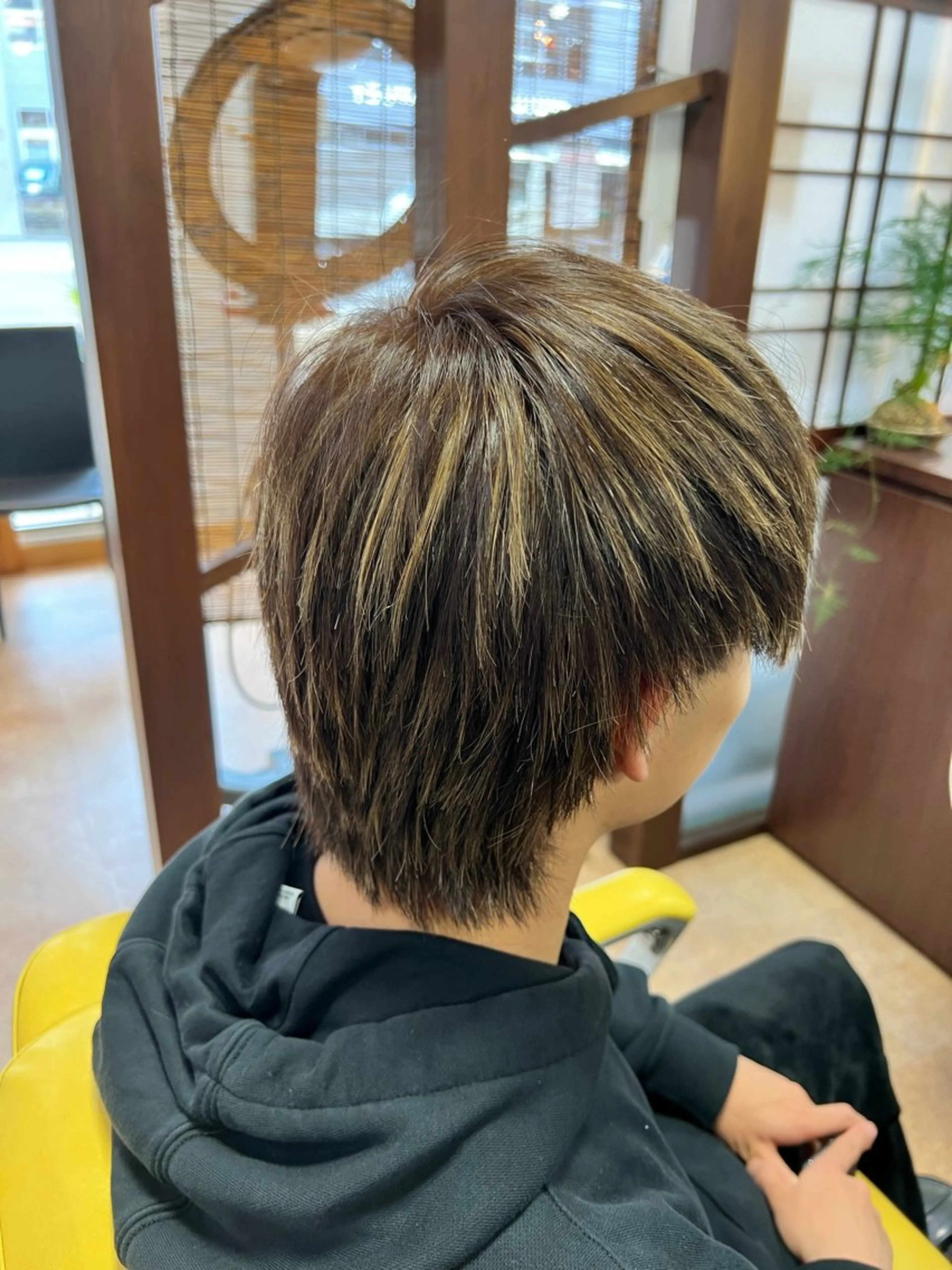 ショート カラー メンズ ヘアカラー トリートメント hair  bh.maara所属・bh.maara デザイン／ハイトーンのヘアスタイル