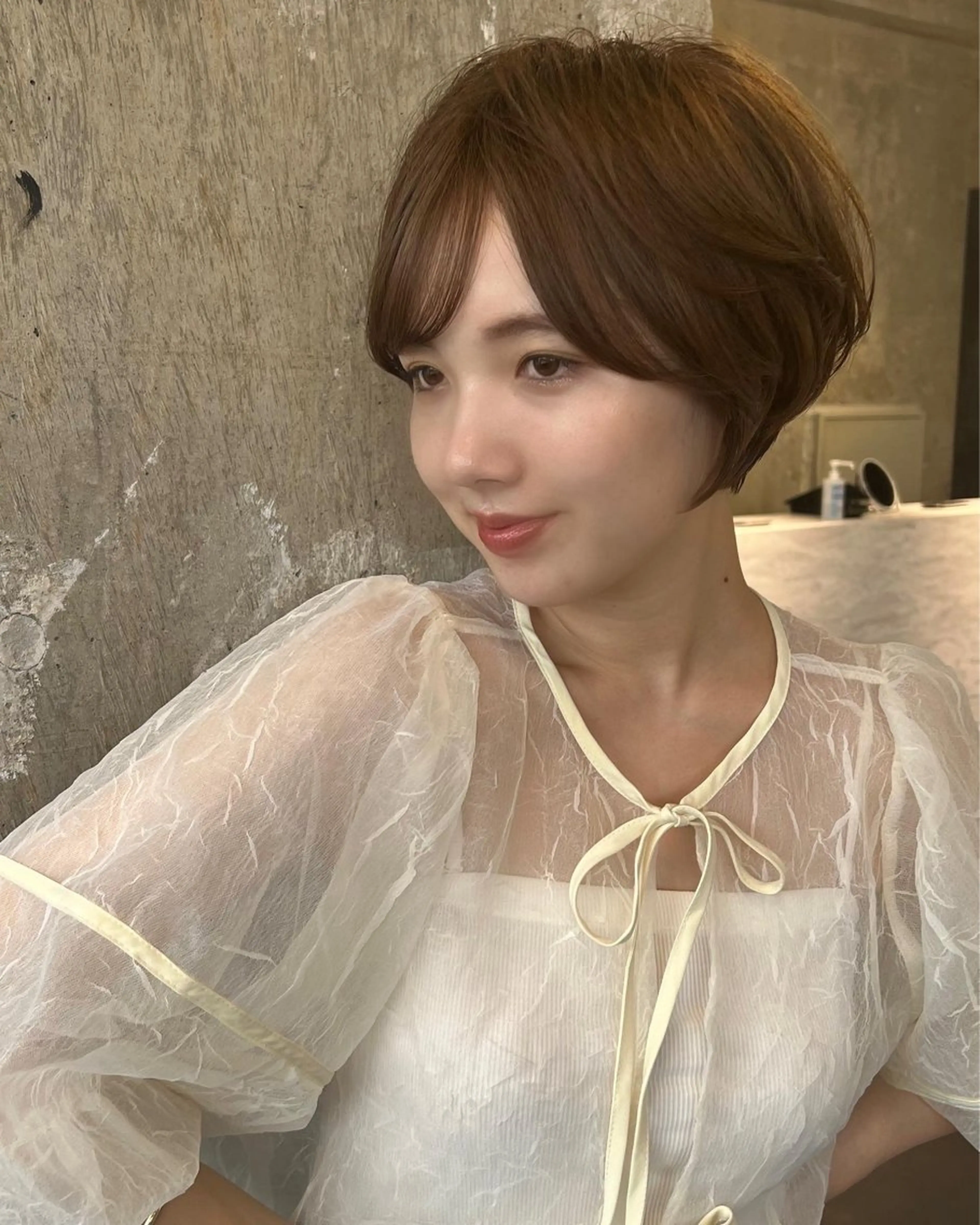 ショート パーマ ROBBY所属・松井美樹/似合わせ ガーリー・韓国のヘアスタイル