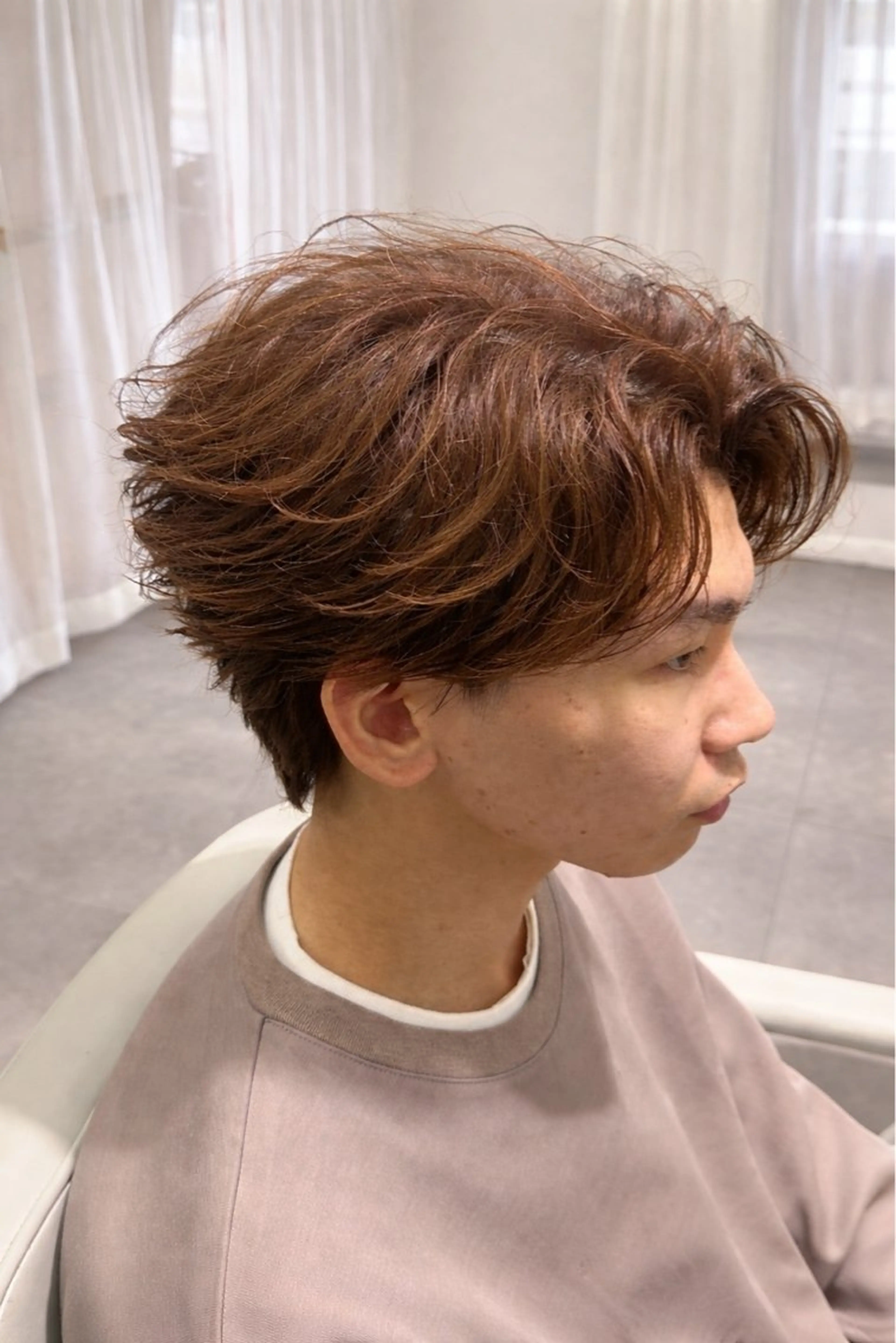 ショート パーマ メンズ カット パーマ トリートメント ヘッドスパ 【メンズ専門】名駅 /パーマ/髪質改善のヘアスタイル