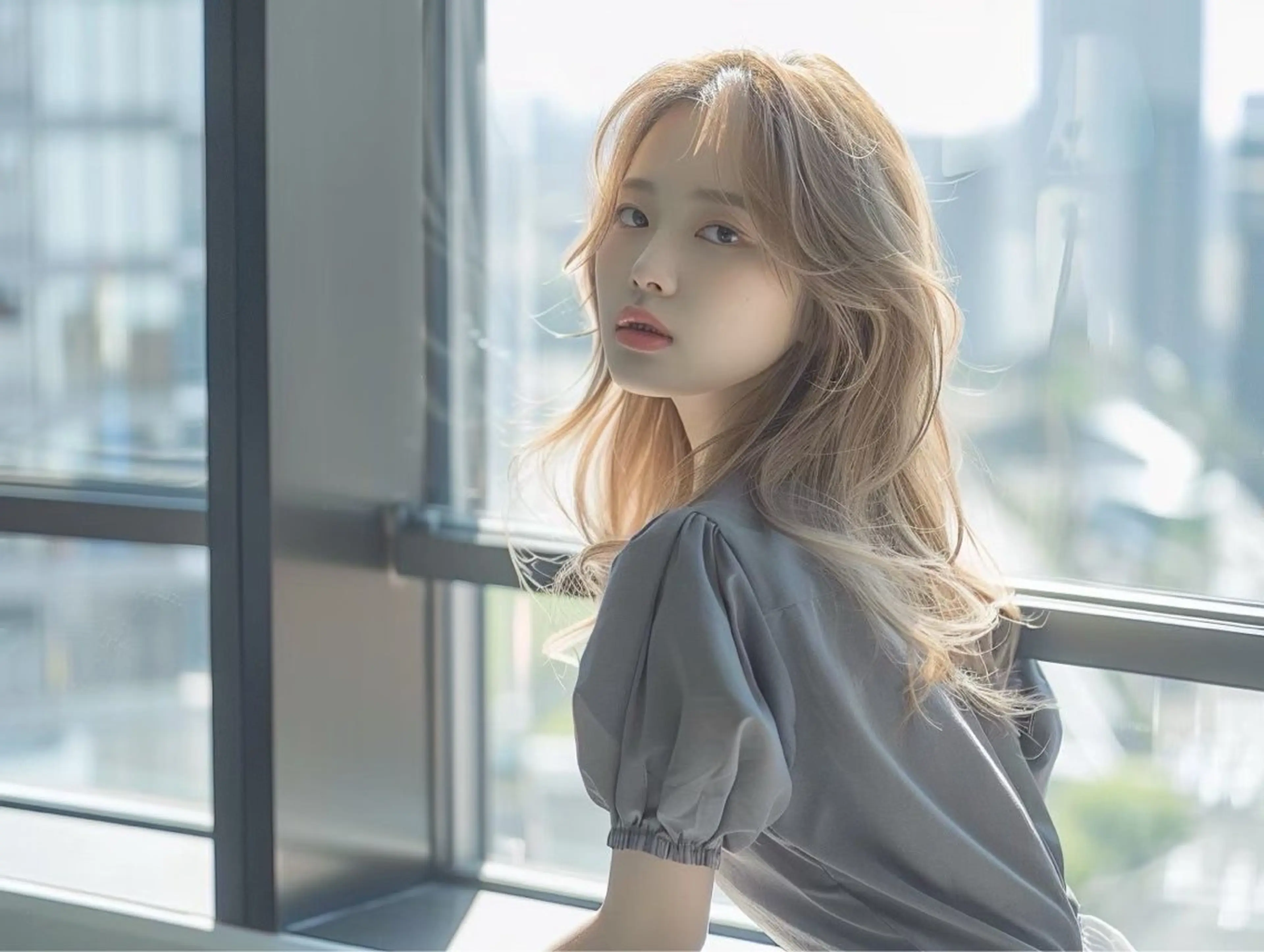 ロング カラー ヘアカラー ハイトーン/エクステ /YURA🩷🖤のヘアスタイル