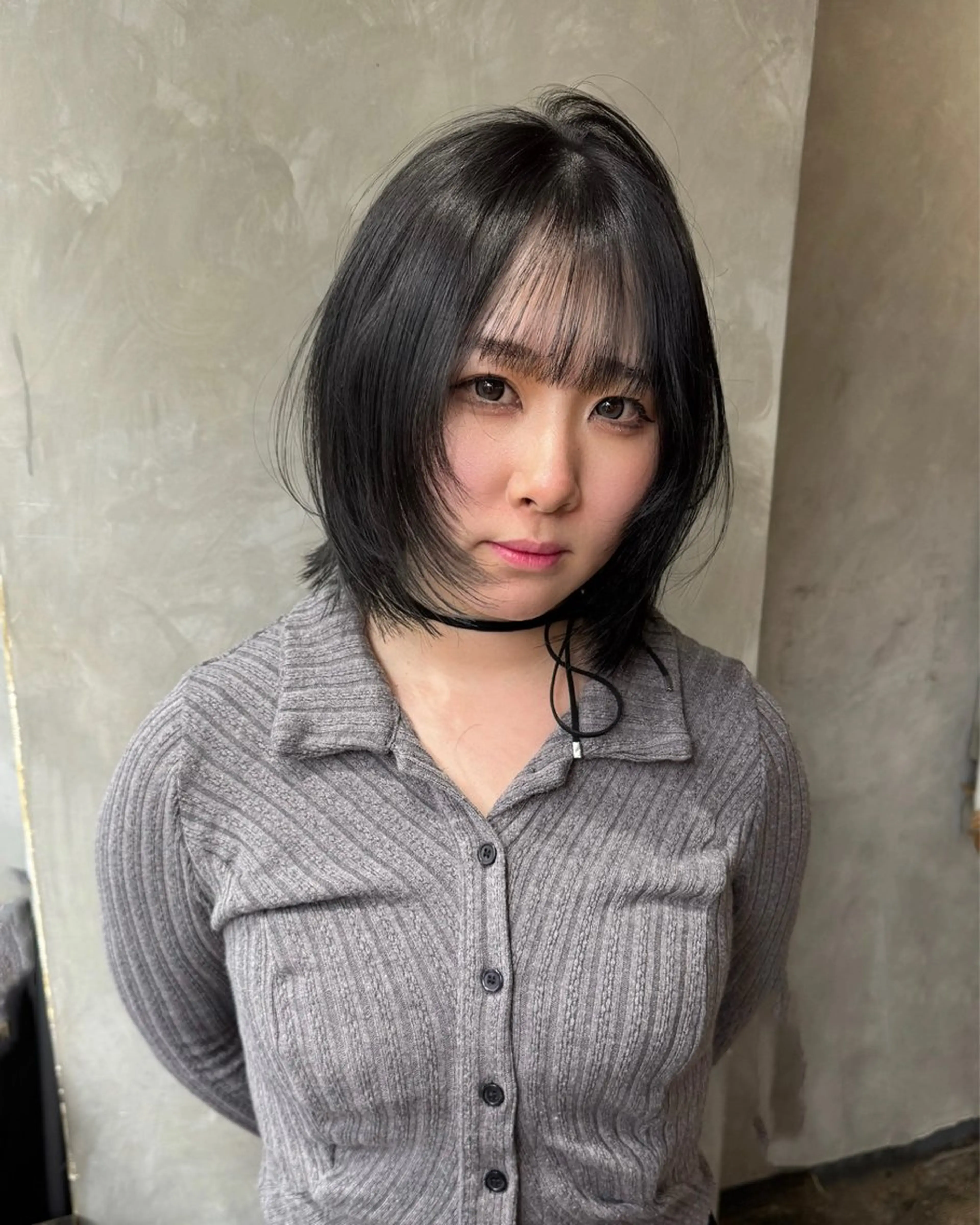 ショート 顔まわりレイヤー レイヤーカット カット ヘアカラー トリートメント 清水 健吏/ 韓国ヘア/レイヤーのヘアスタイル