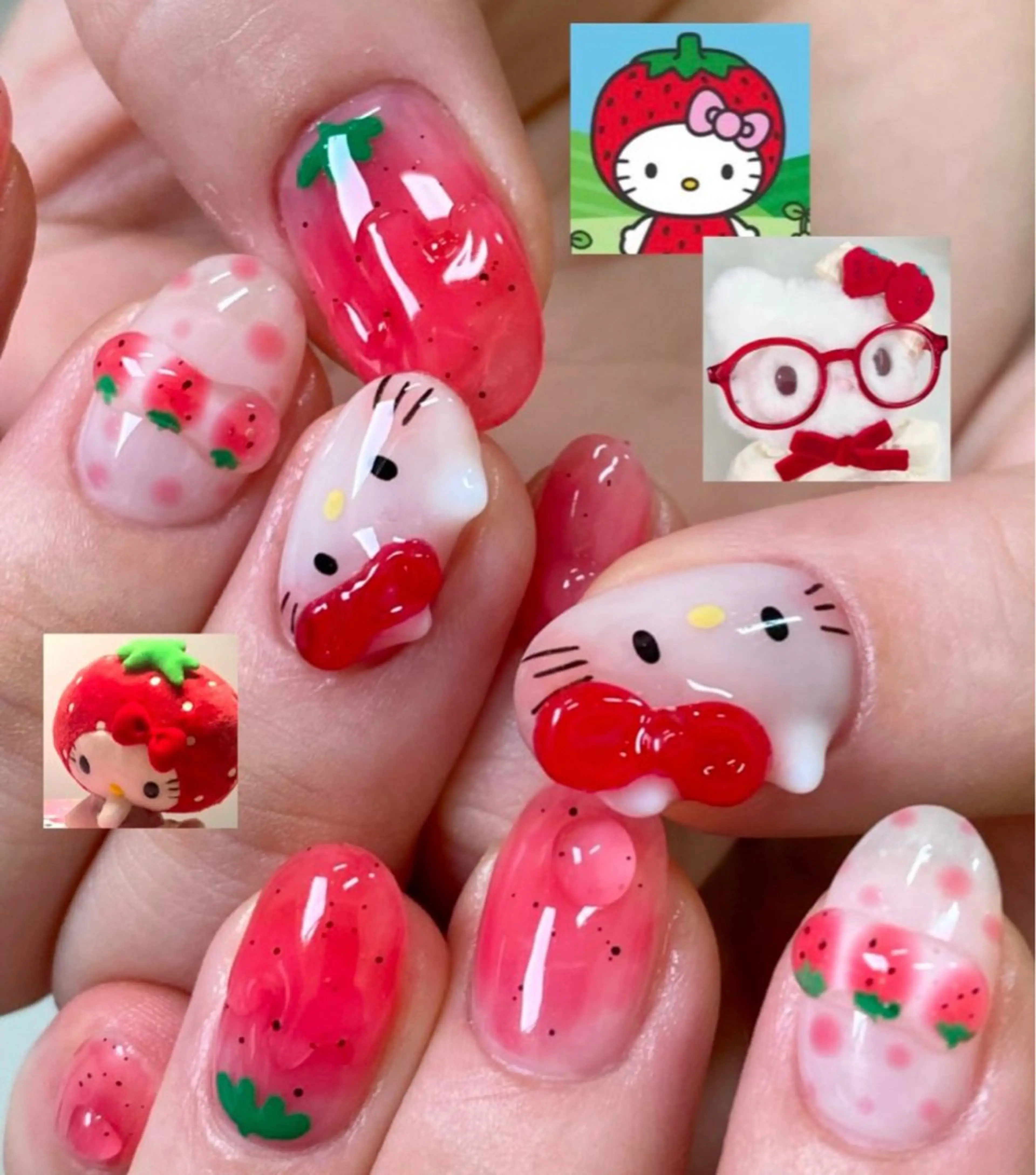 ネイル アートネイル オーロラネイル チークネイル フレンチネイル ガラスフレンチ 🎀🎀YooLi Nail Salonのネイルデザイン