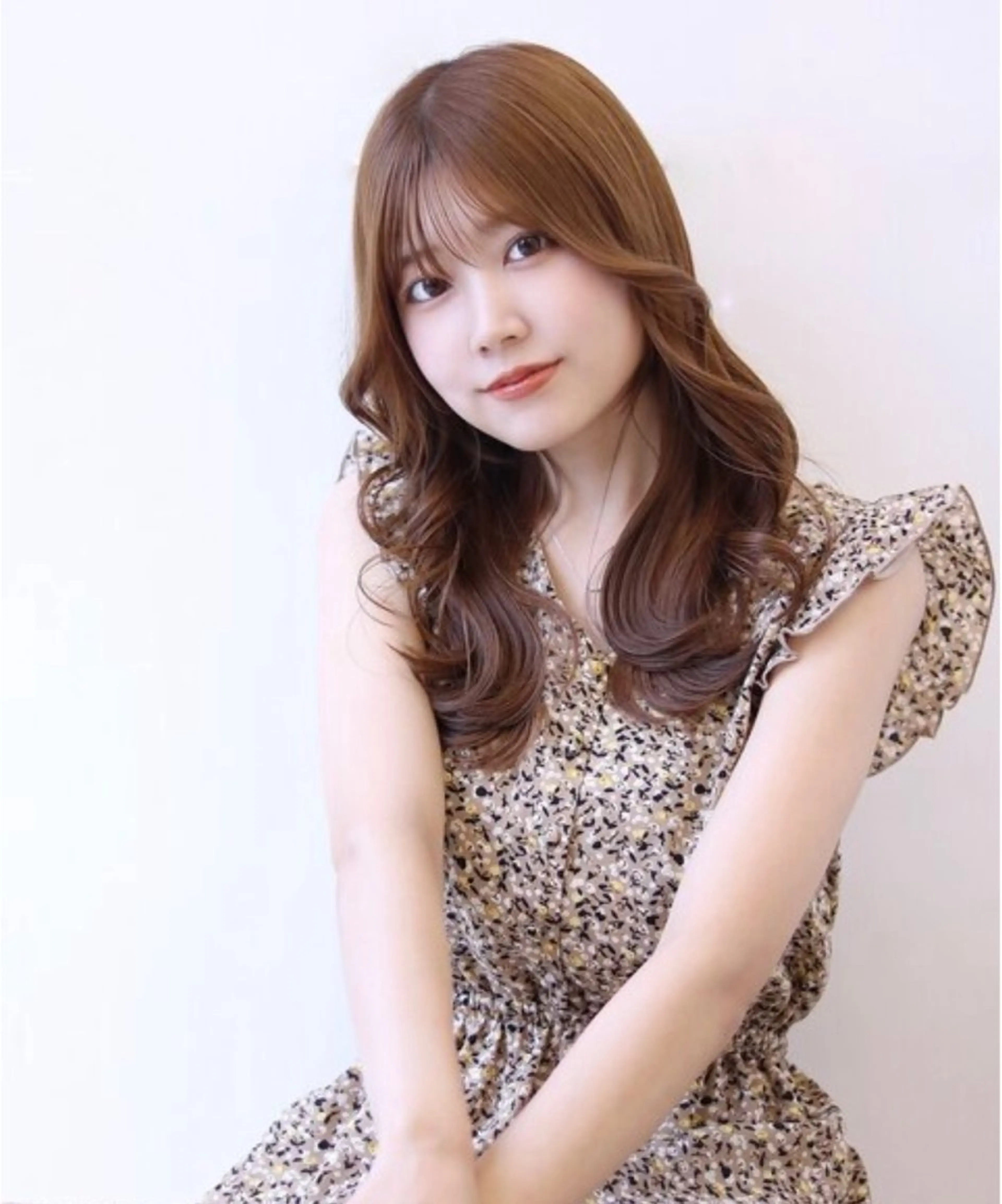 ロング カット ORO所属・梶 久菜乃のヘアスタイル