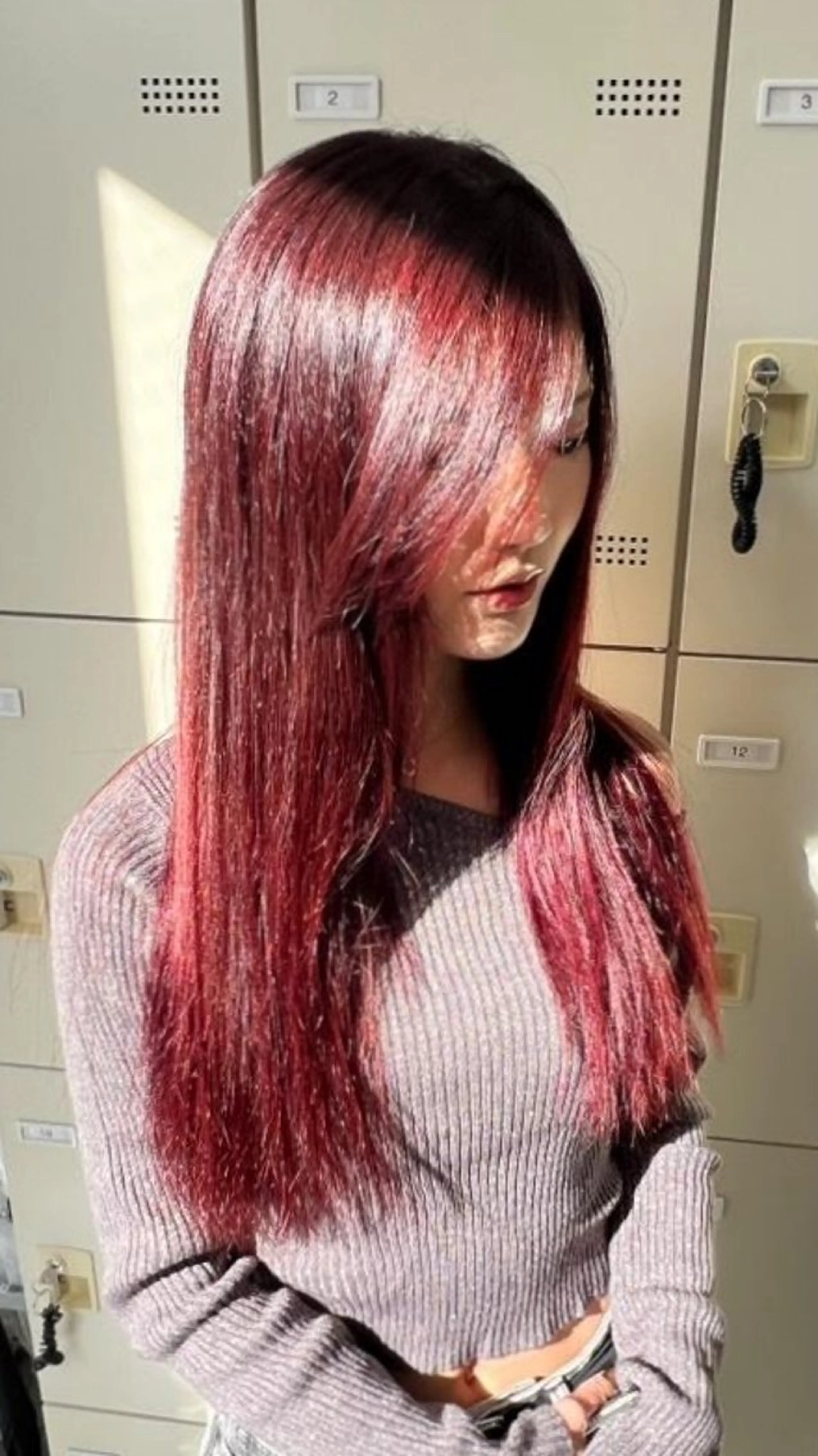 カラー 髪質改善 ヘアカラー トリートメント 🍒renka🍒 ボブ/ショート/暖色のヘアスタイル