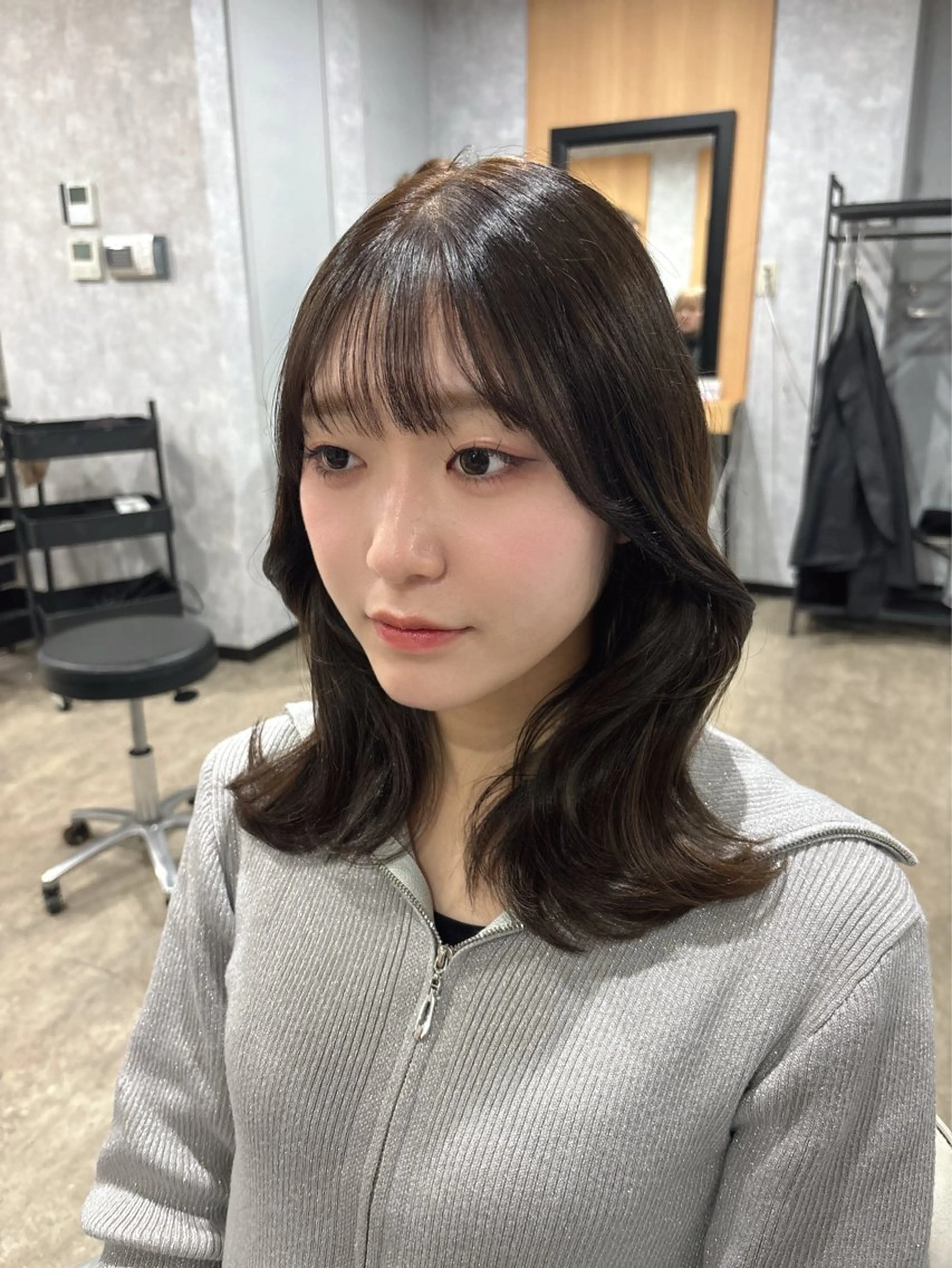 カラー La fith hair ray 札幌店所属・顔まわり/W カラー/リョウのヘアスタイル