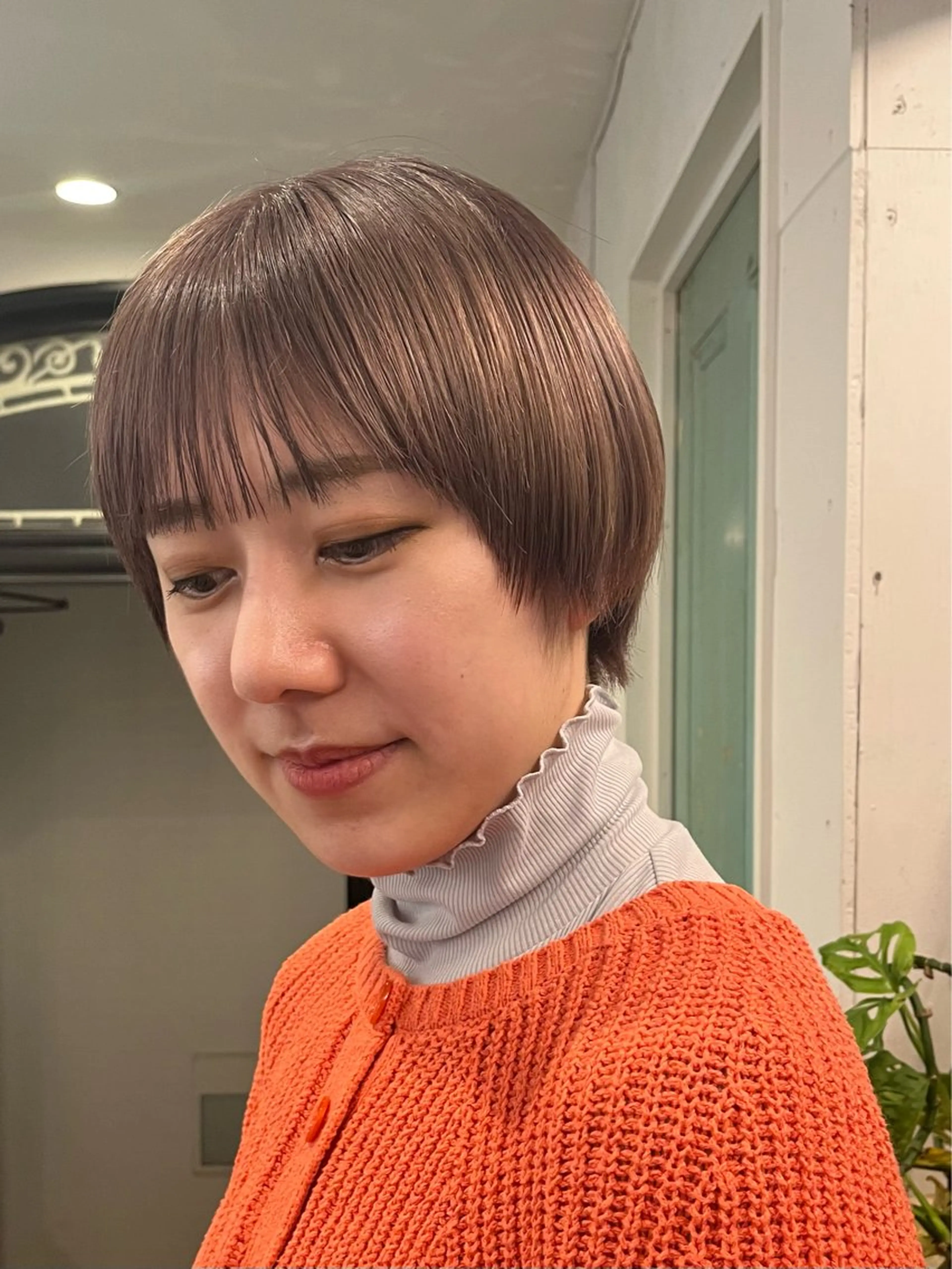 ショート カラー ブリーチなし/透明感 /ショート/大世のヘアスタイル