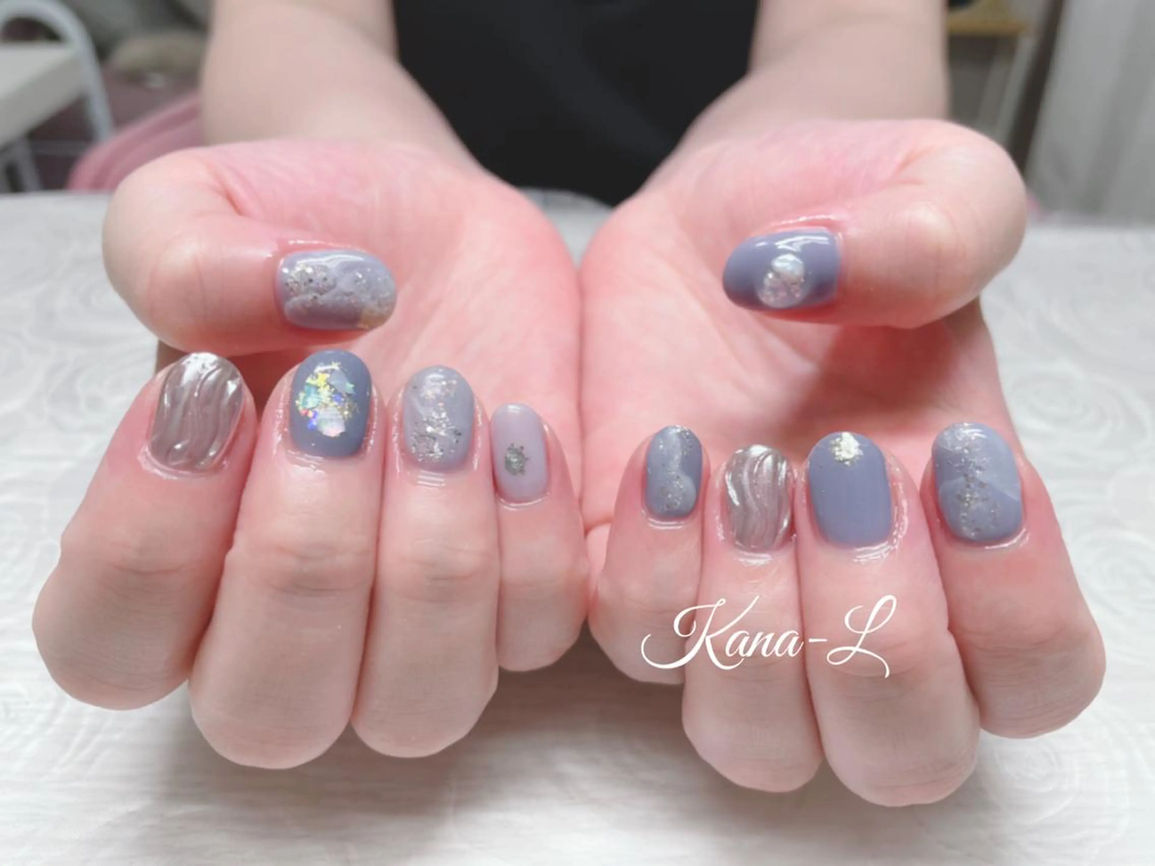 カラー ネイル ニュアンスネイル 夏ネイル 芦辺 香奈のネイルデザイン