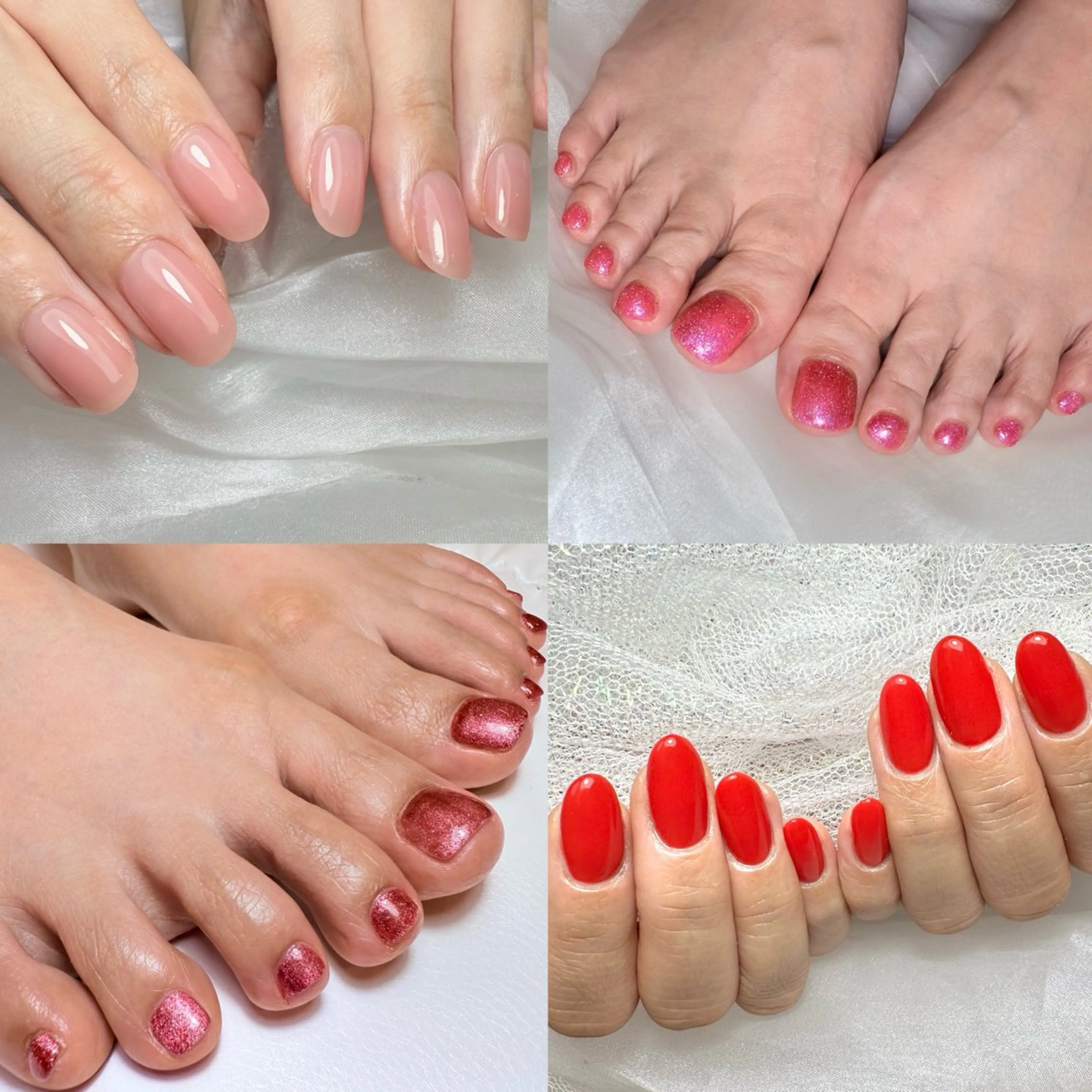 ネイル ワンカラーネイル ハンドネイル フットネイル Nail salon アトリエジョワ　金山のネイルデザイン