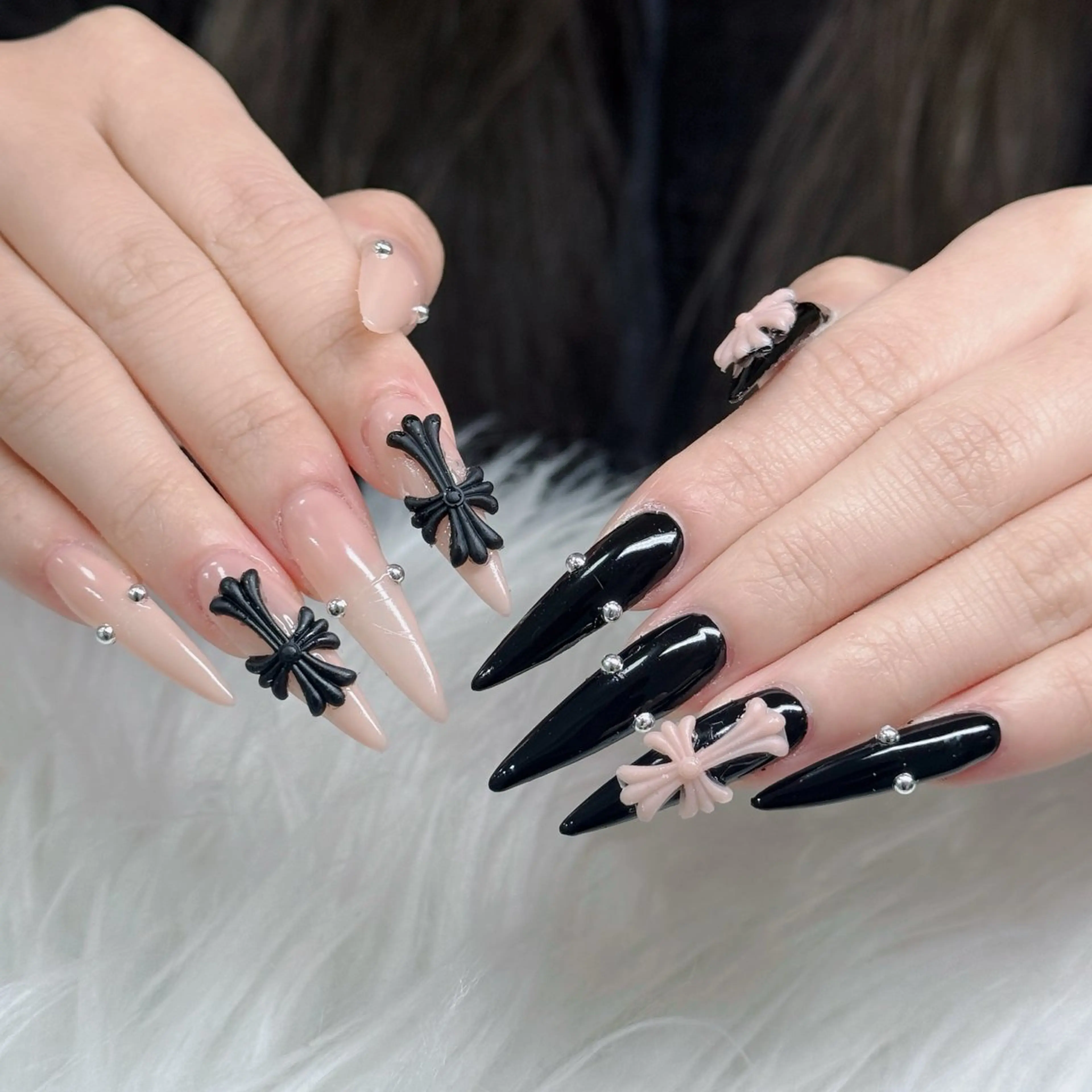 ネイル べっ甲ネイル チークネイル フラッシュネイル フラワーネイル フットネイル ハンドネイル Hani Nail Salonのネイルデザイン