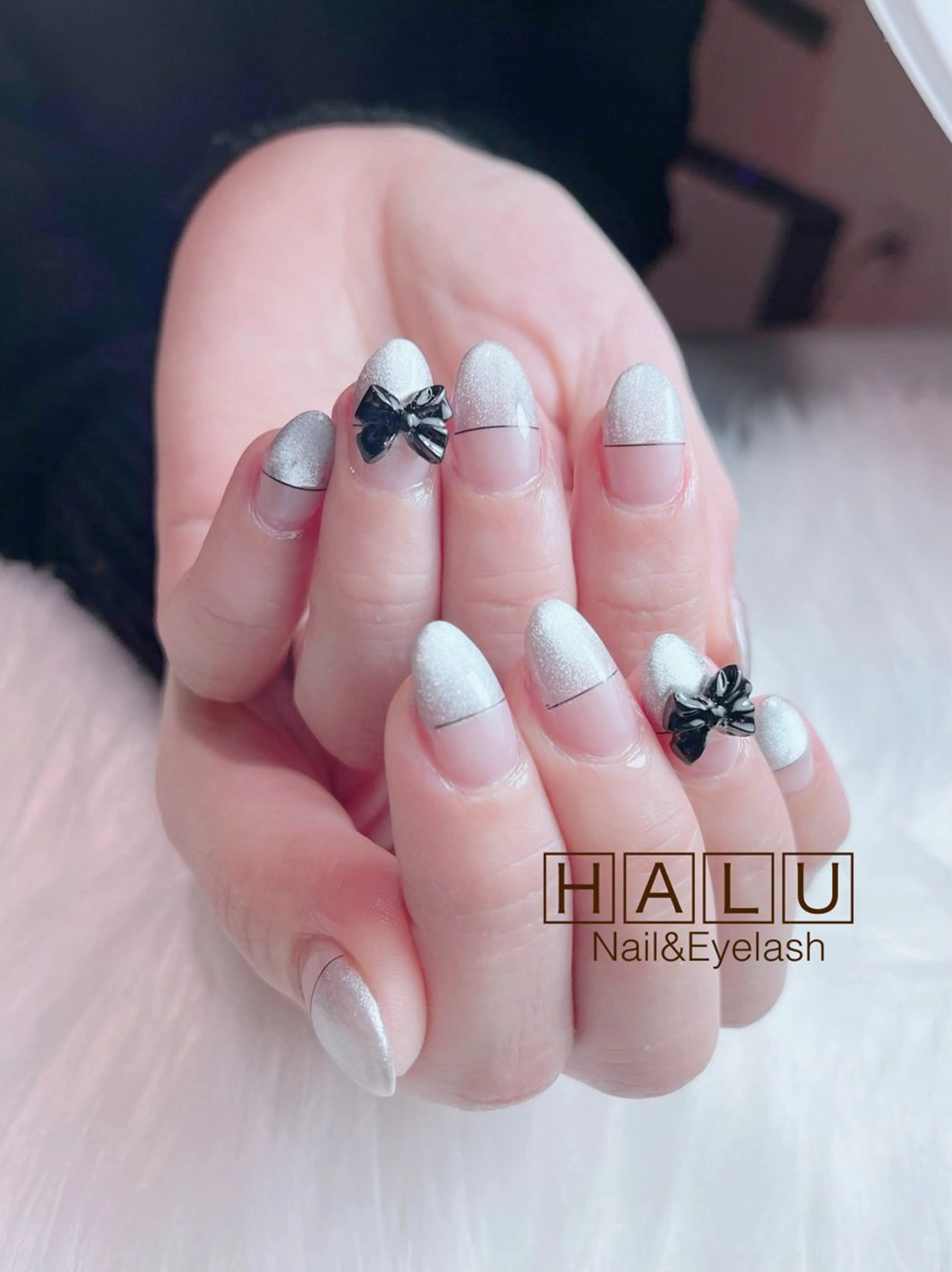 ネイル リボン HALU ハルのネイルデザイン