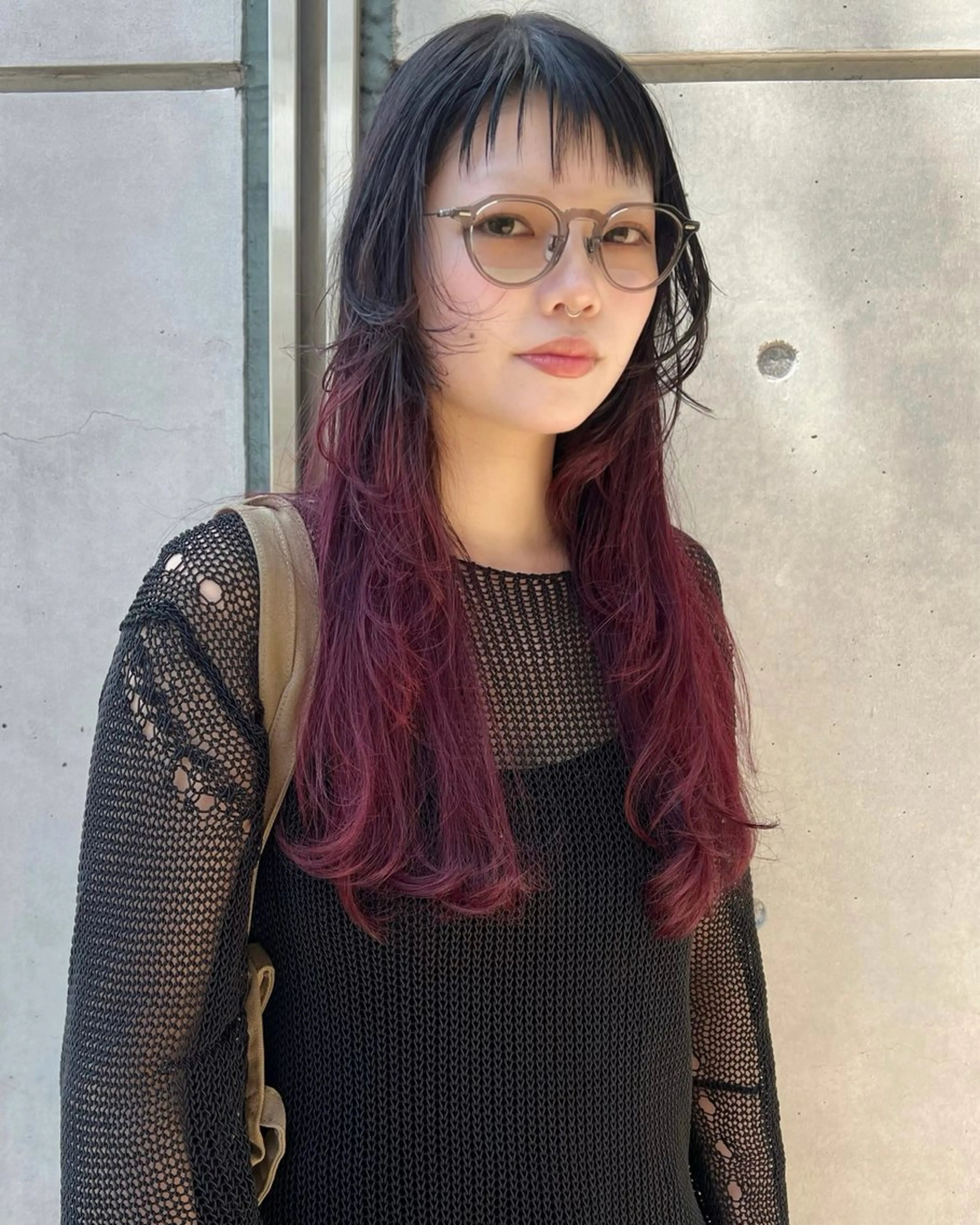 ロング レイヤーカット 名古屋美容室 Sopiリナのヘアスタイル