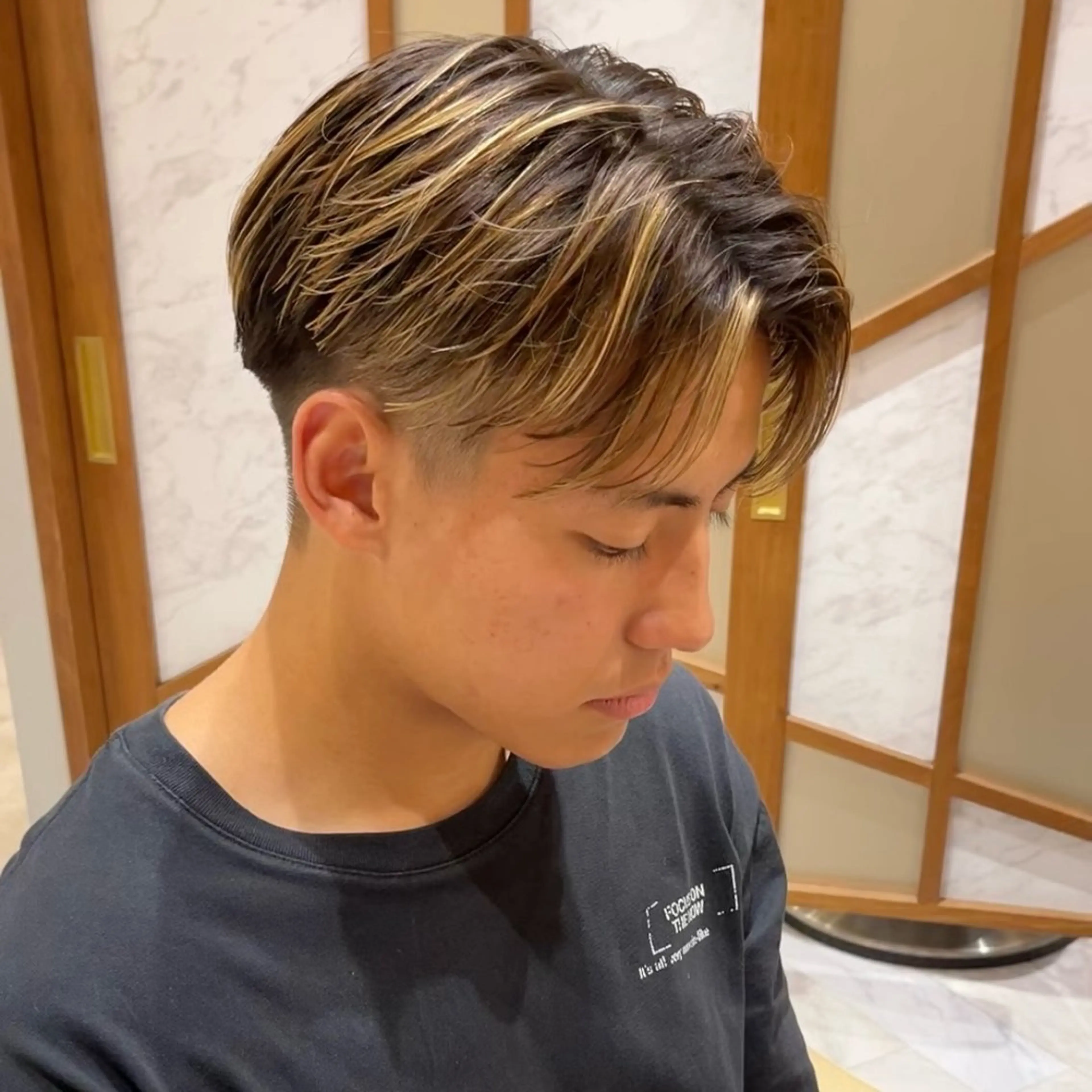 メンズ 冨井 ほのかのヘアスタイル