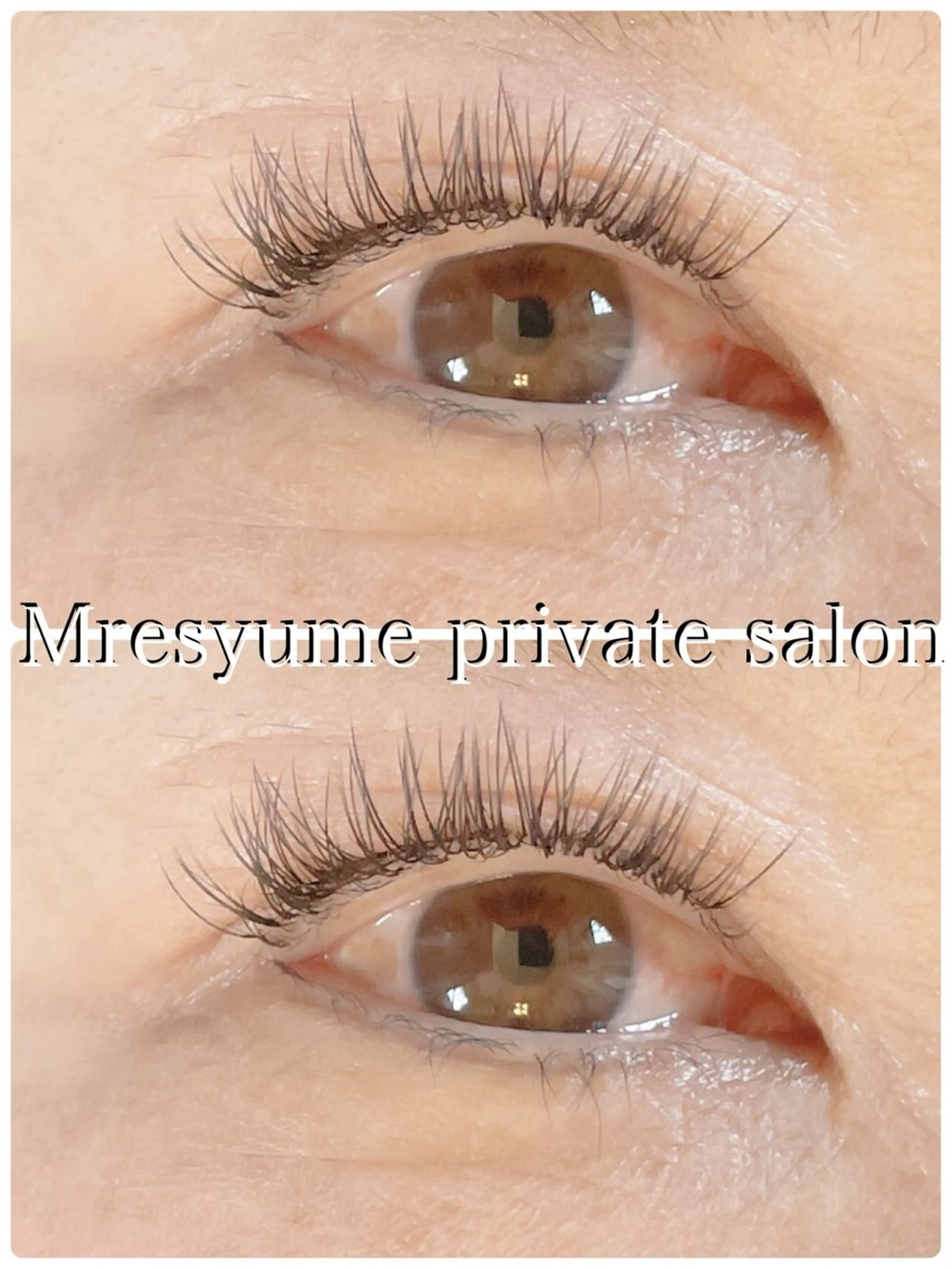 マツエク・マツパ Mresyume MAYUのマツエク・マツパデザイン