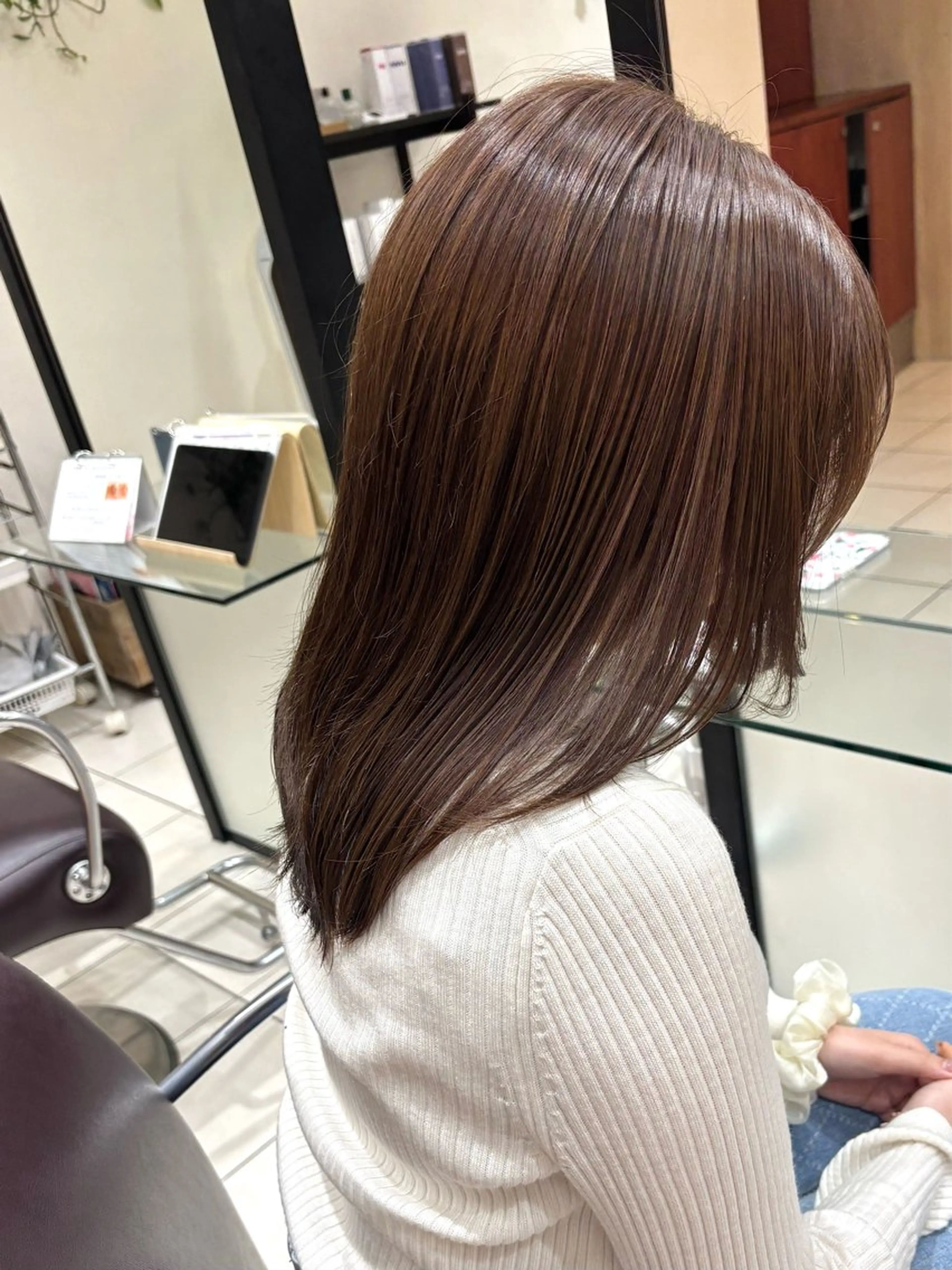 セミロング clanc横浜所属・🎀艶髪ガーリーカラ ー/miruki🪽のヘアスタイル