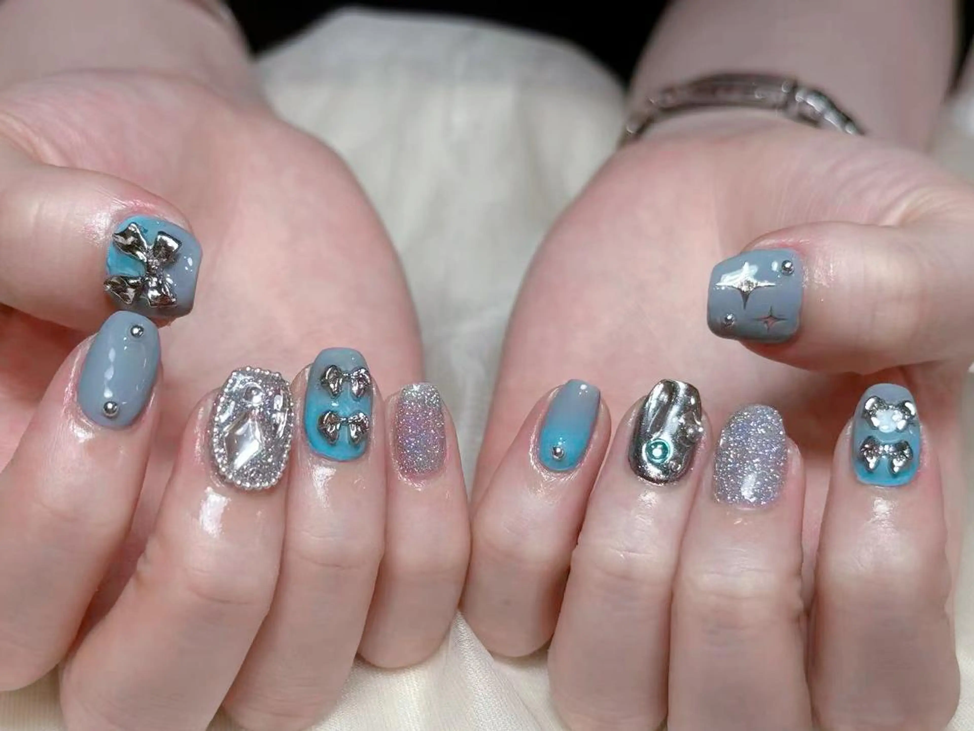 💓持ち込みデザインやり放題8500 (時間内でデザイン、大きいパーツ8本程度）の写真