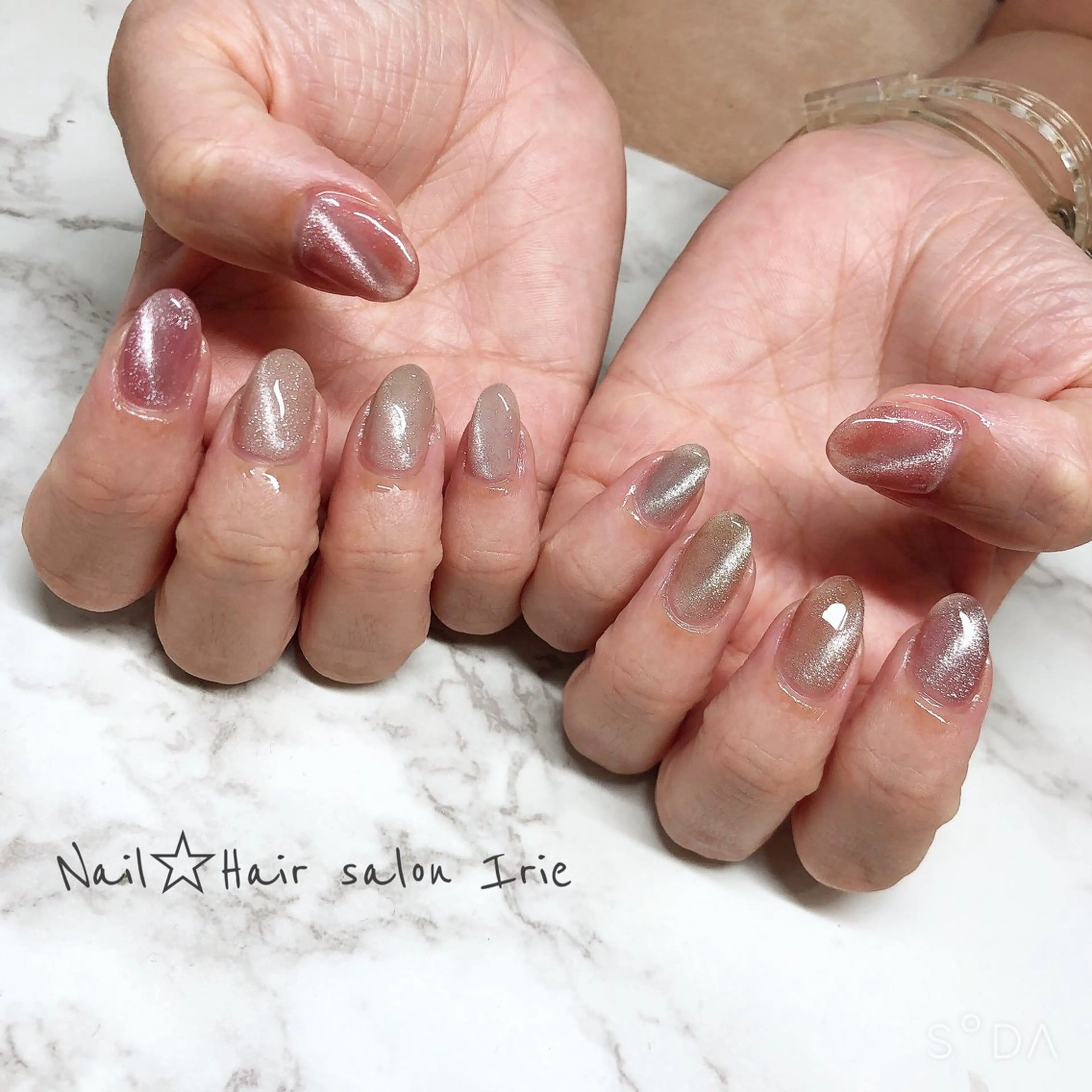 ネイル ハンドネイル ハンドケア Hair salon Irie所属・與儀 知佳のネイルデザイン