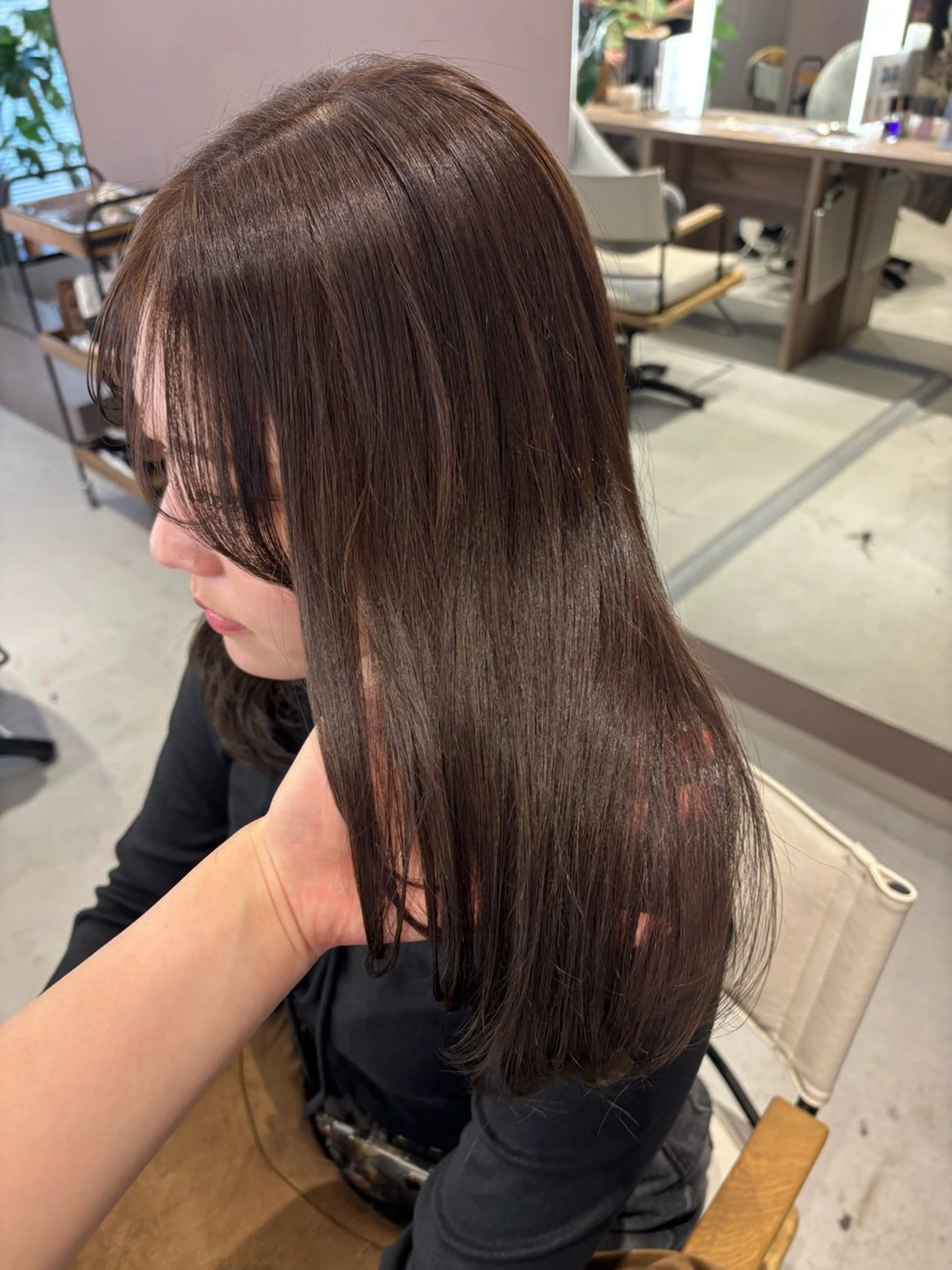 ミディアム カラー カット ヘアカラー トリートメント Iris by artina 武蔵小杉店【イリス バイ アルティナ】所属・レイヤーカット/ボブ /nene🍥⋆*のヘアスタイル