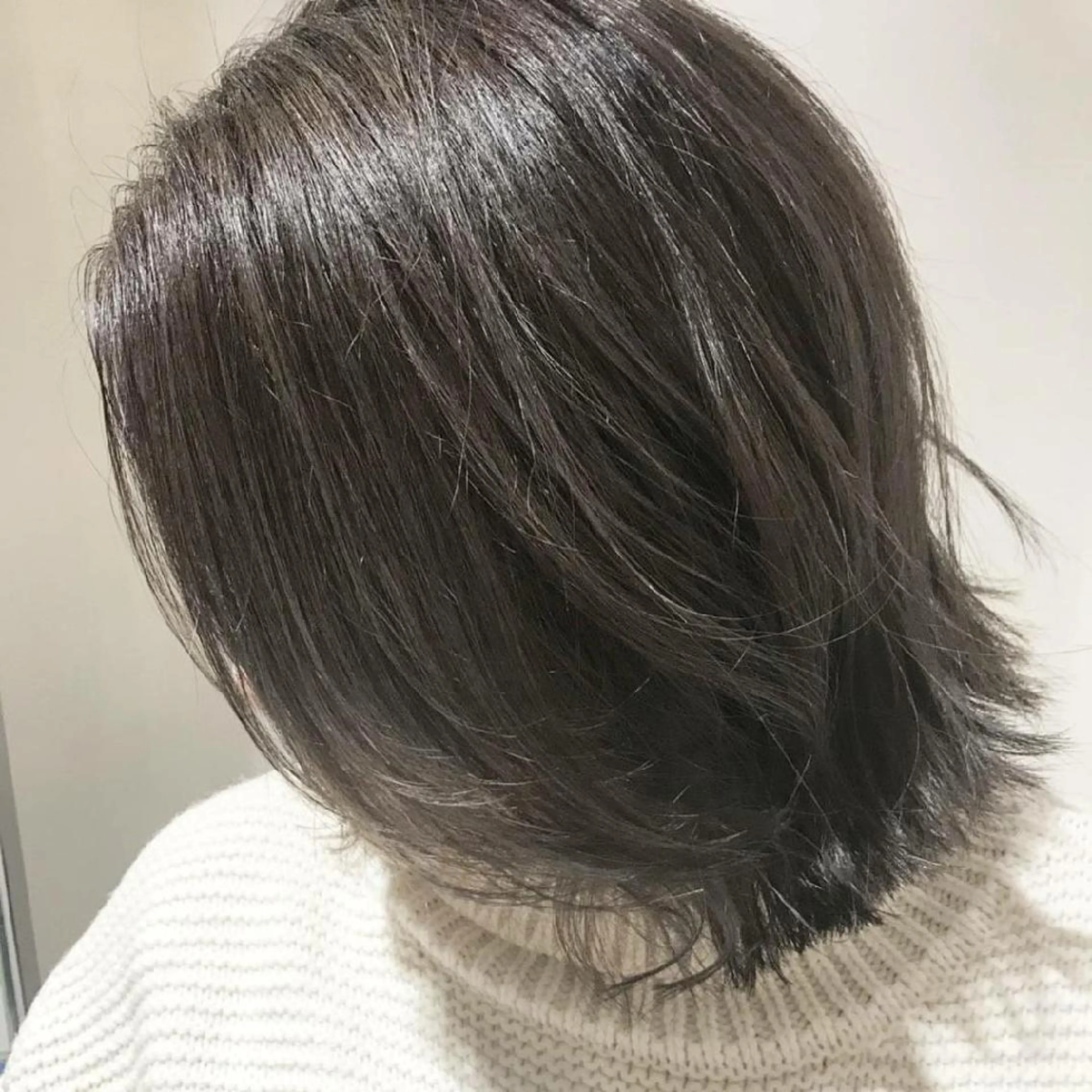 カラー ミディアム バレイヤージュ 透明感カラー デザインカラー グラデーションカラー 外国人風カラー 竹内啓太 ボブのヘアスタイル