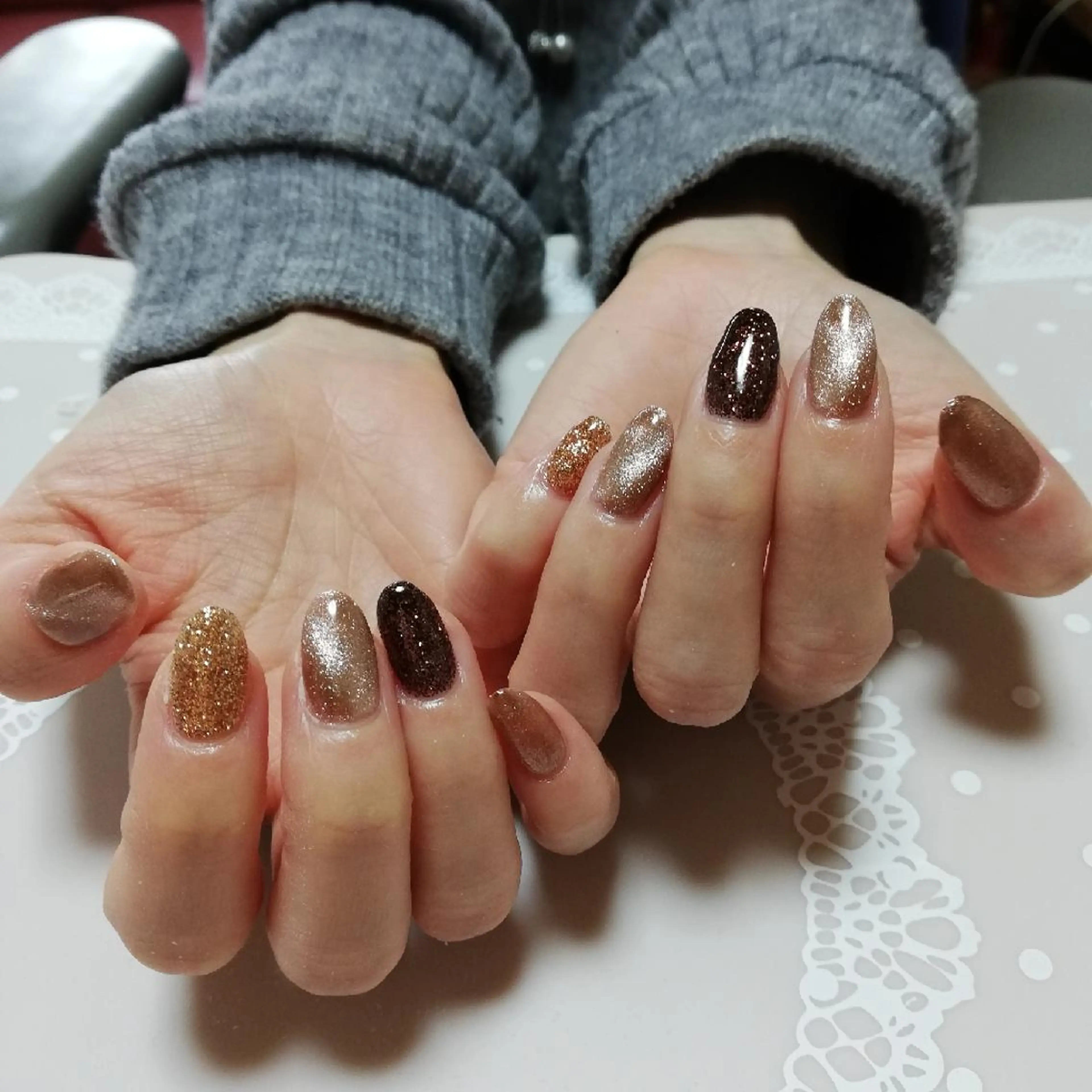 ネイル マグネットネイル ワンカラーネイル ネイル junkoのネイルデザイン