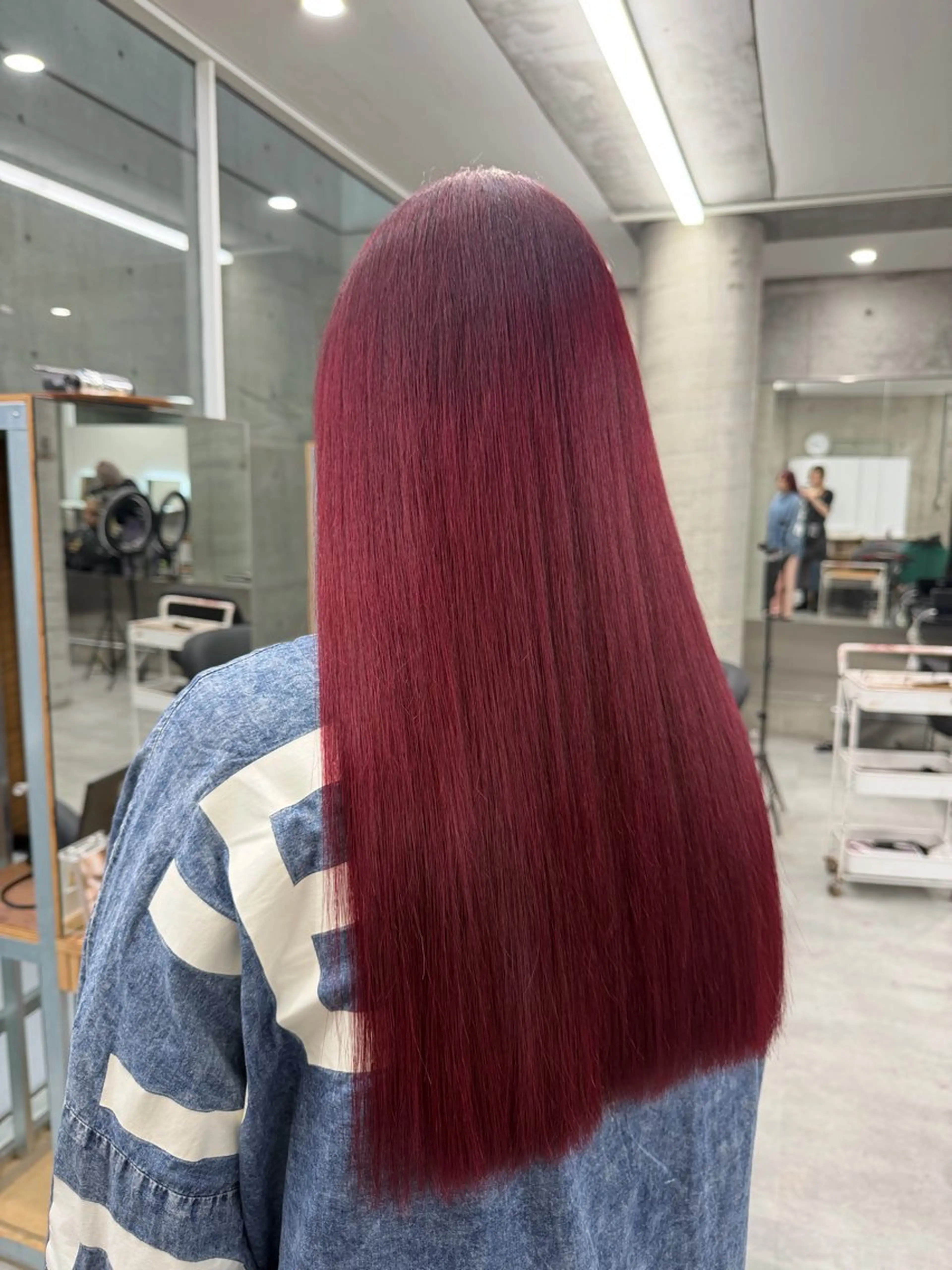 ロング カラー カット ヘアカラー トリートメント Kotoko🖤/海 外/バレイヤージュのヘアスタイル