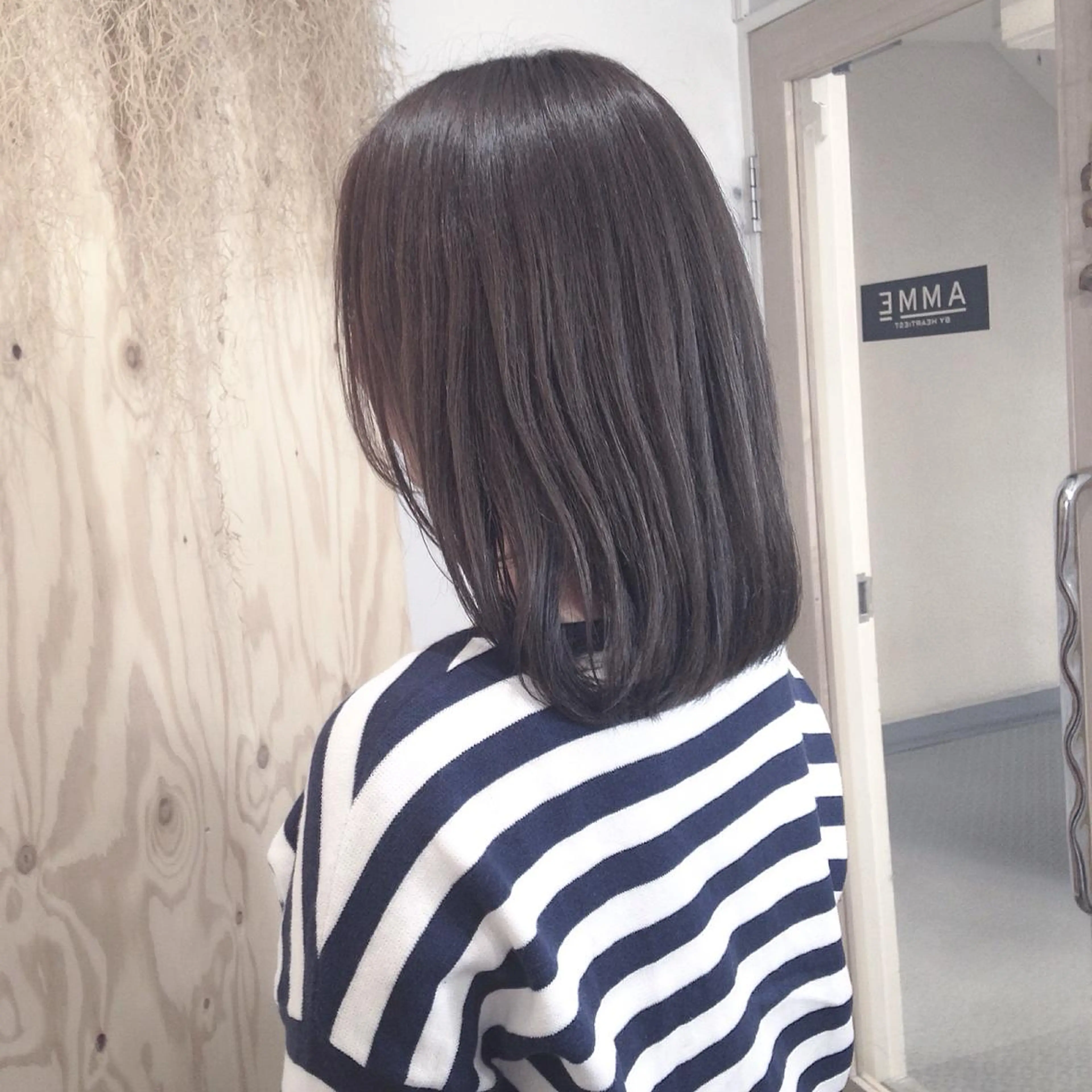 ミディアム カラー アッシュ ブルーカラー ブルーアッシュ 💎髪質改善💎 デザイナーshinのヘアスタイル