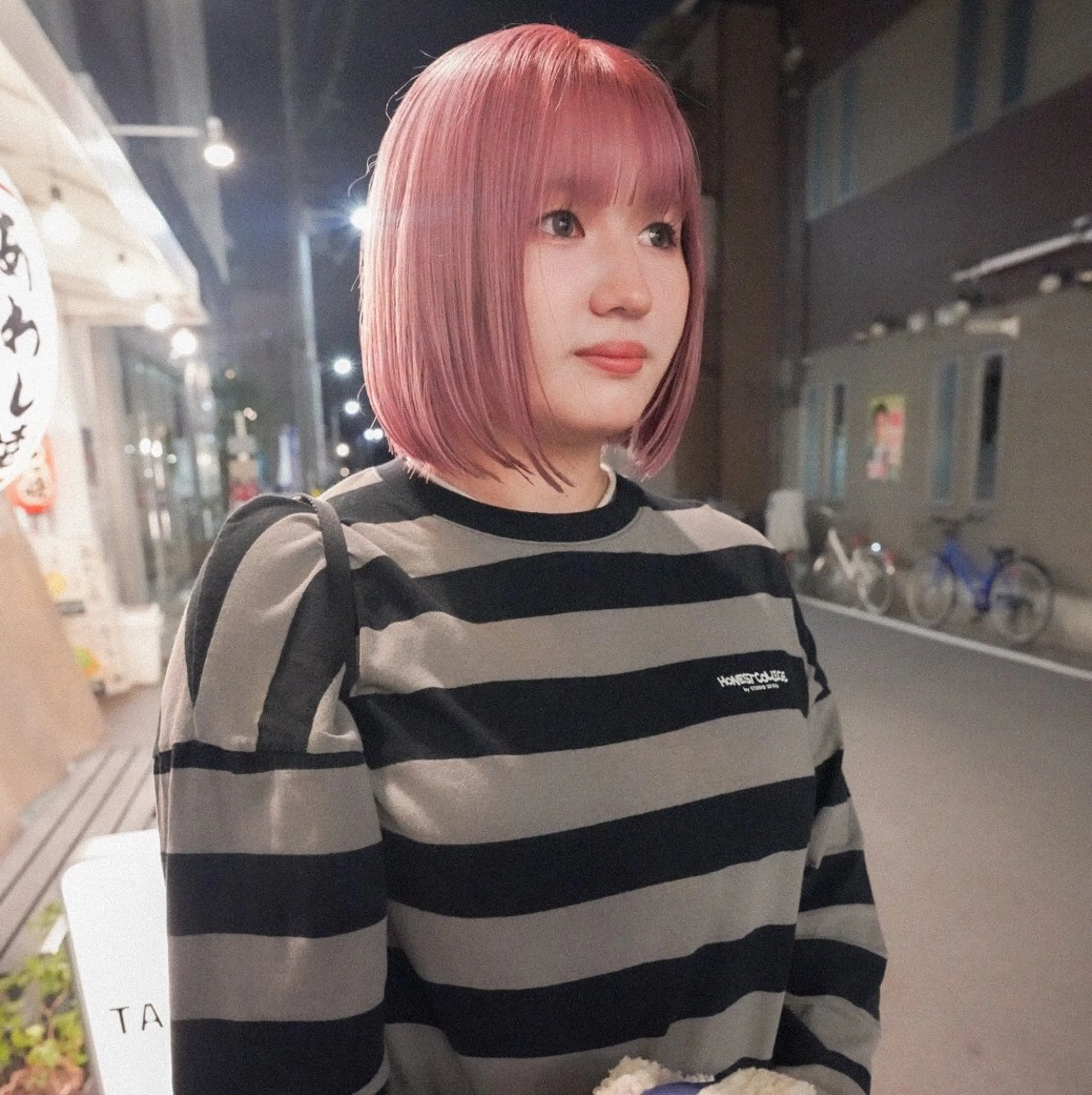 ミディアム カラー ヘアアレンジ 前田 陽南子のヘアスタイル