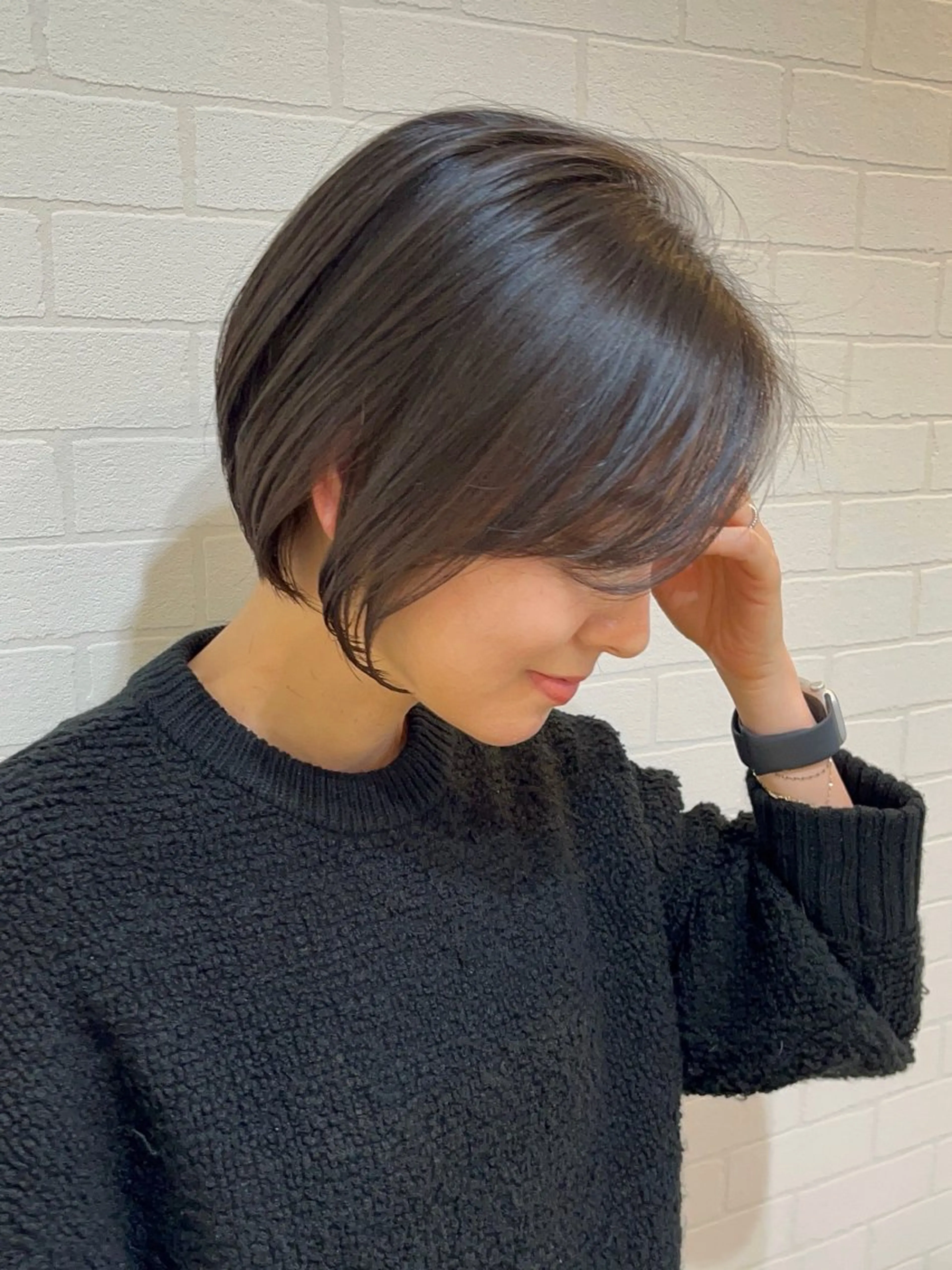 ショート ショートボブ ボブ ショートヘア 植松 茜のヘアスタイル