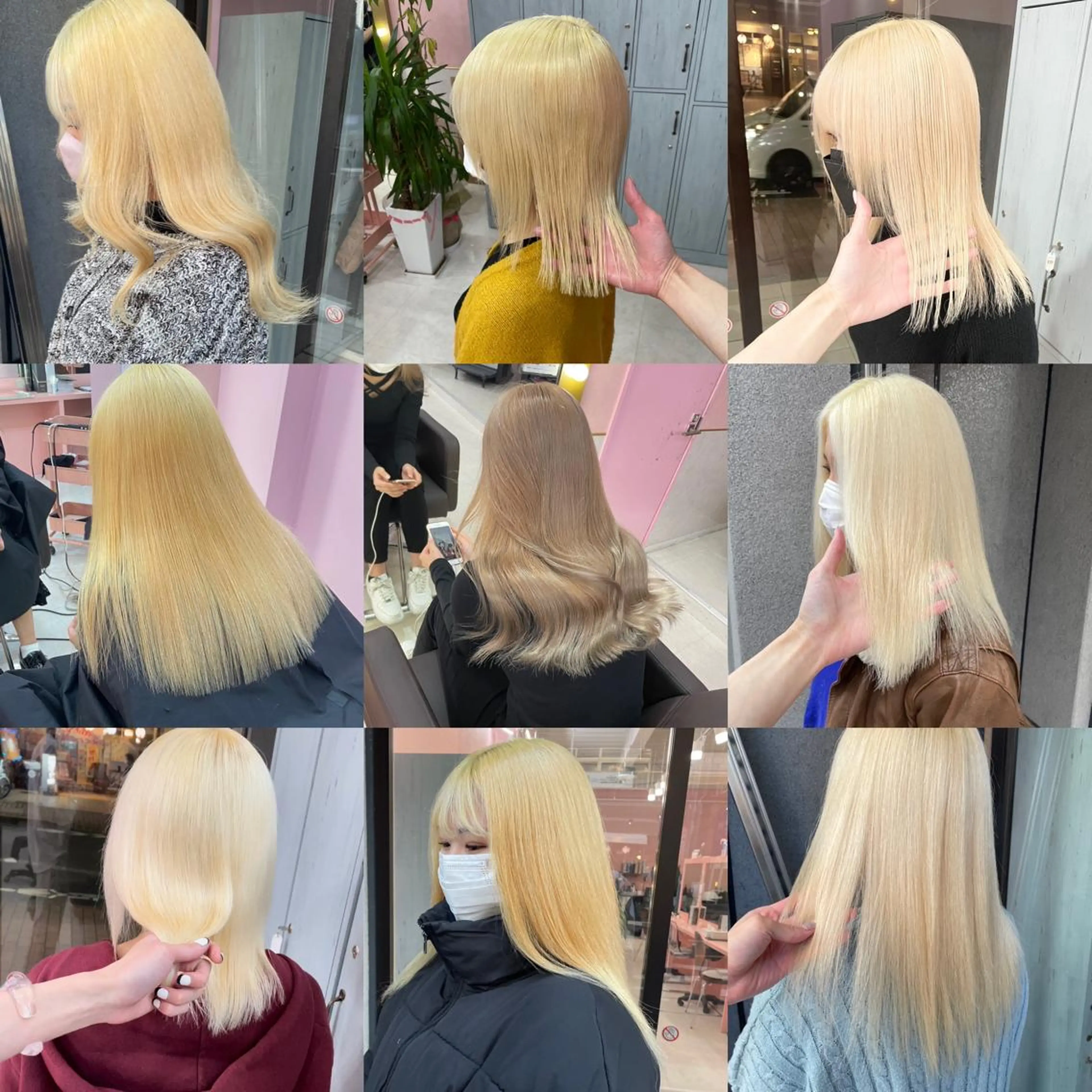 セミロング セミロングパーマ ボブ フレンチガーリー ヨシンモリ レイヤーカット ヘアカラー トリートメント ❄️💛エクステ ブリーチ❄️yukiのヘアスタイル