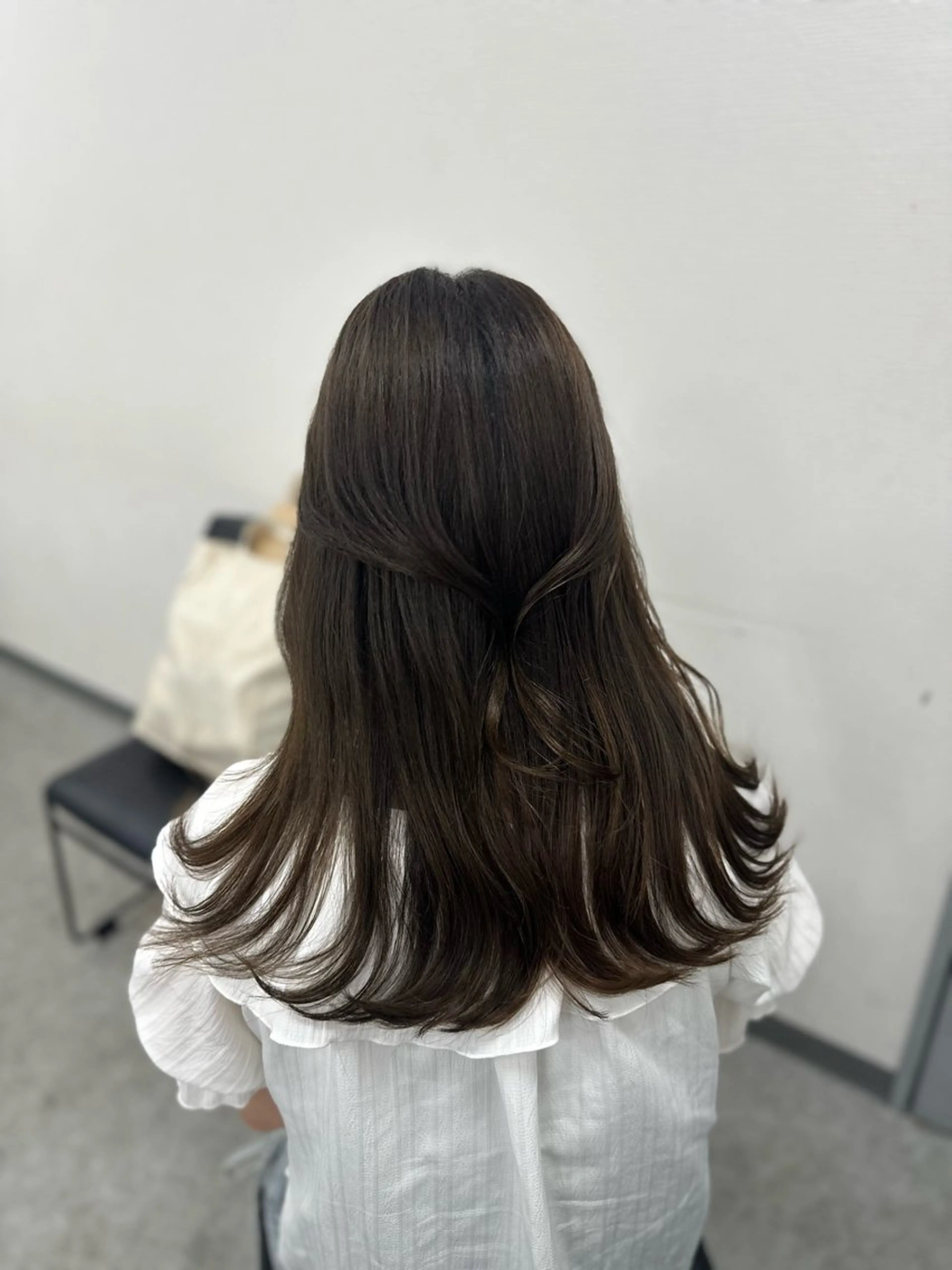セミロング 💖ベージュ💖 MEARIのヘアスタイル