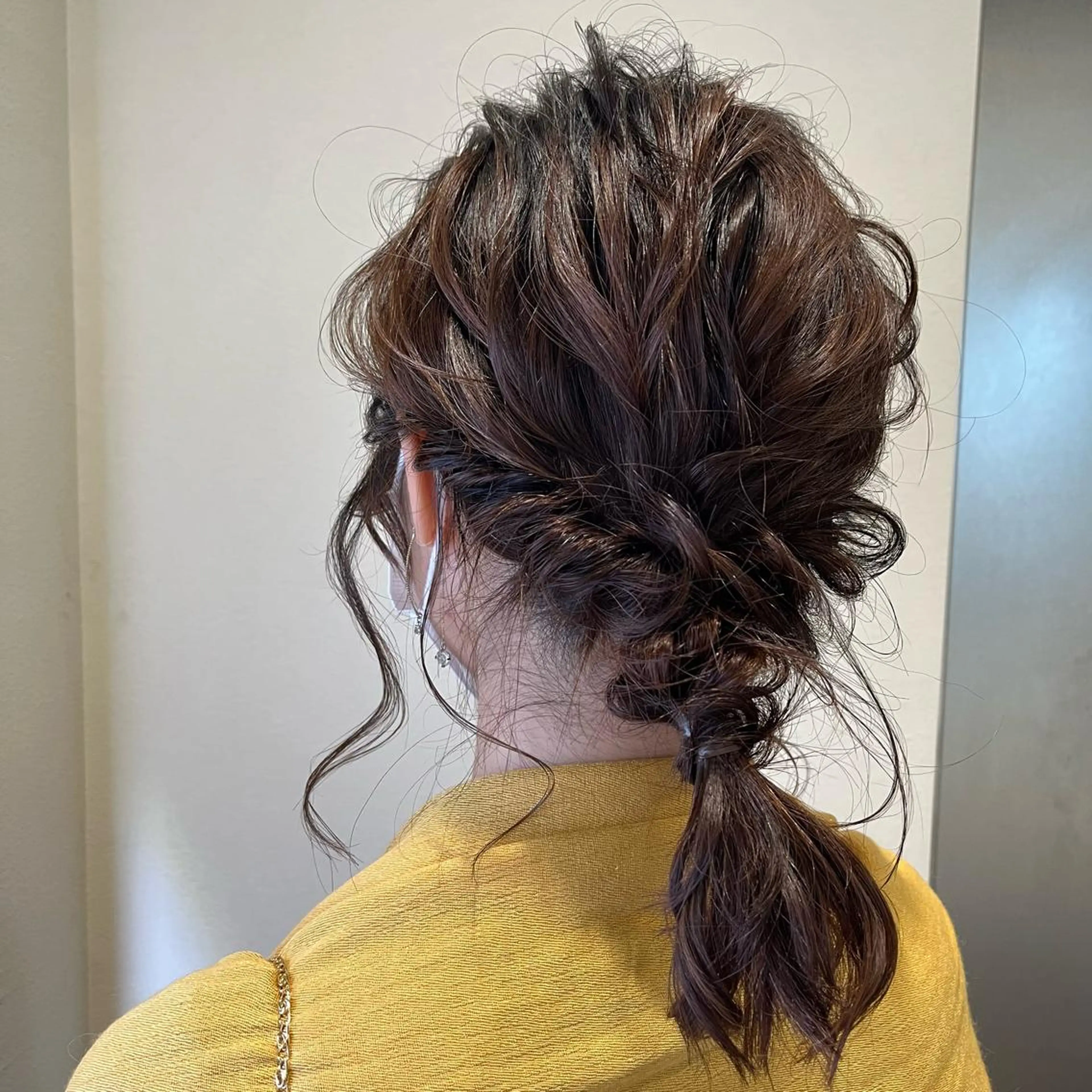 ミディアム ヘアセット サソウ ユリエ🥥のヘアスタイル