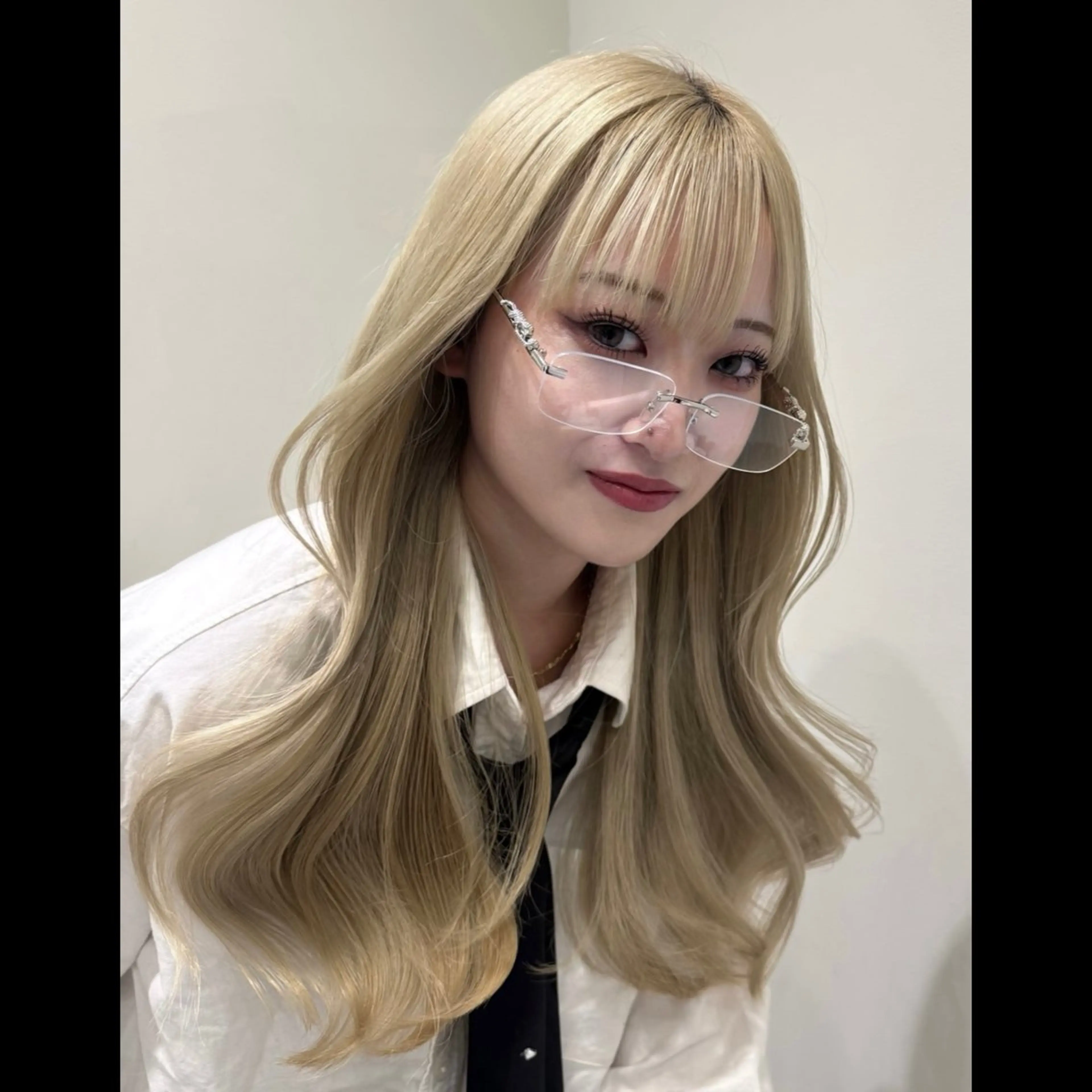 ロング ヘアセット 韓国レイヤー💋/ ワンホン/NANAのヘアスタイル