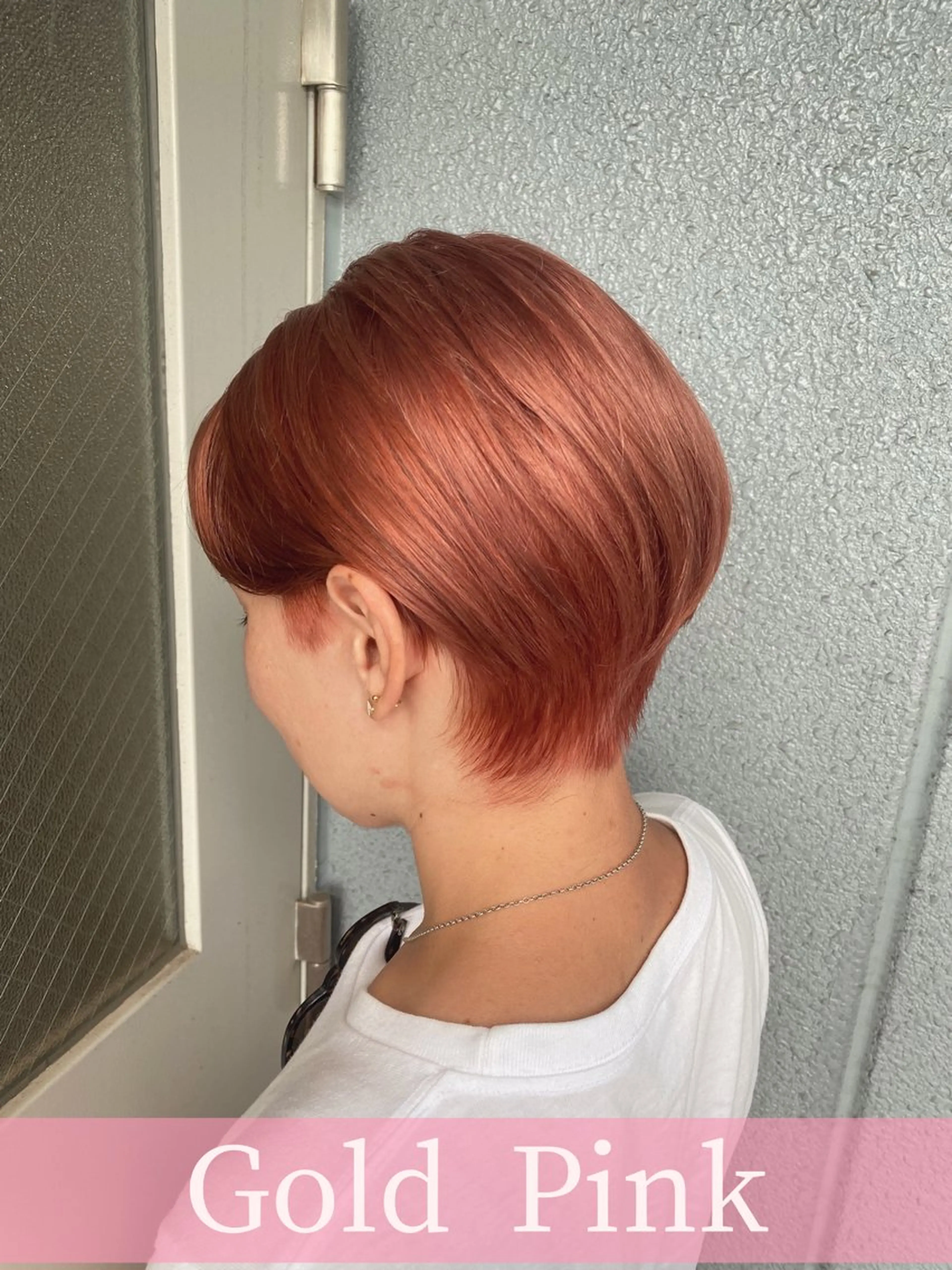 ショート ヘアカラー トリートメント 艶•透明感カラー フィーシーのヘアスタイル