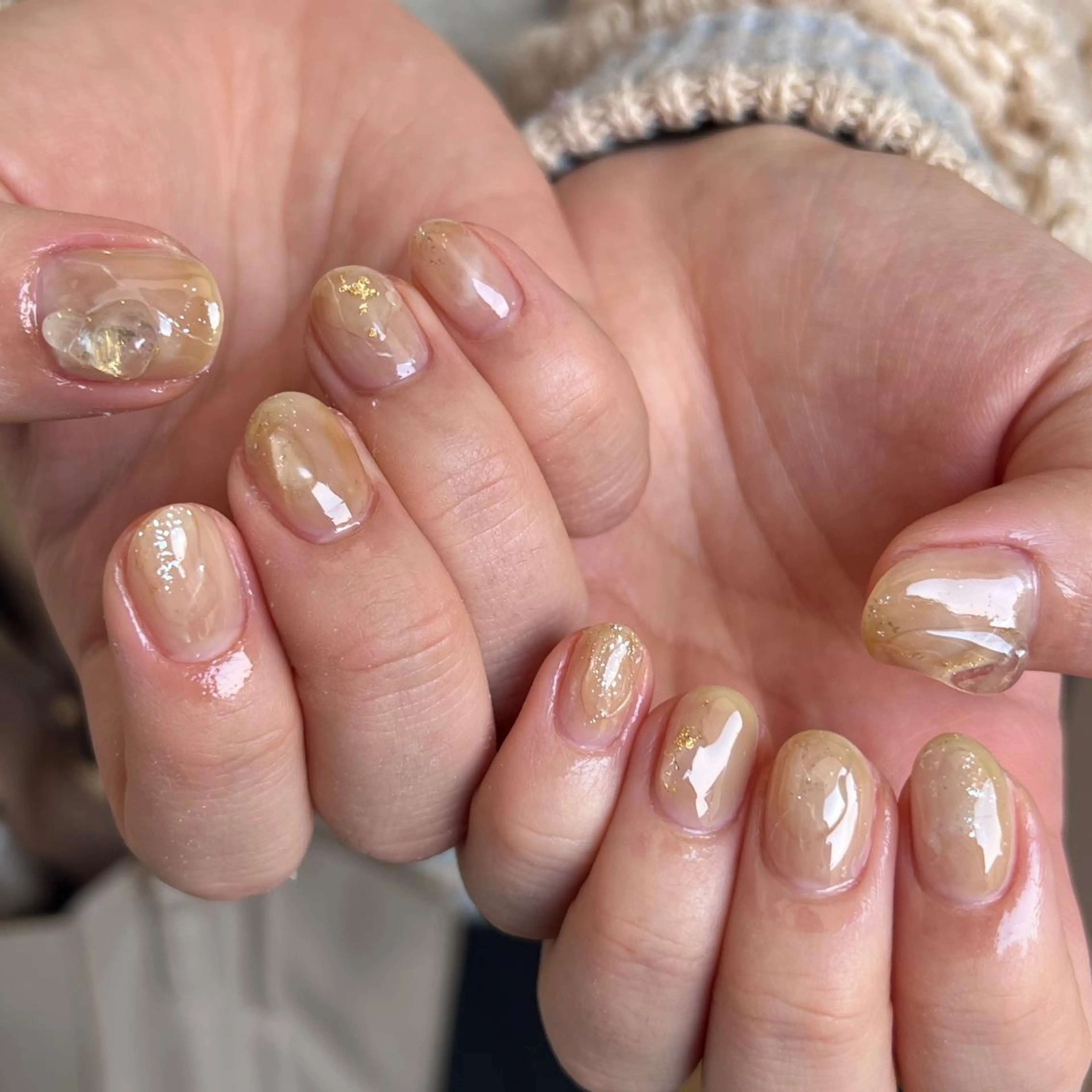 ネイル 黒葛原 めぐみのネイルデザイン